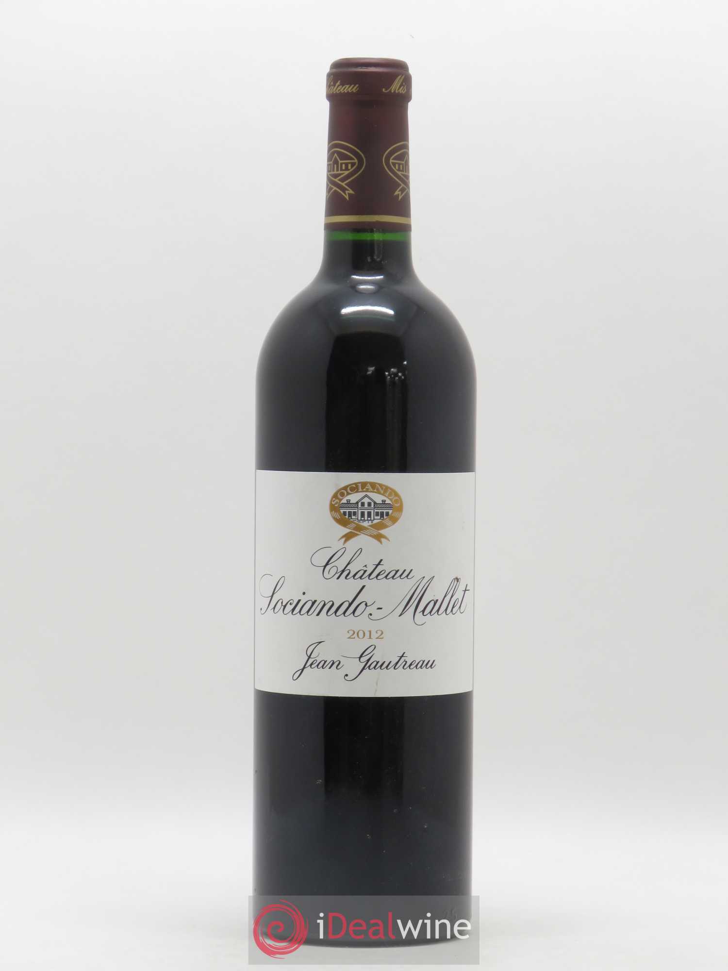 Château Sociando Mallet 2012 - Lot de 1 bouteille - 0