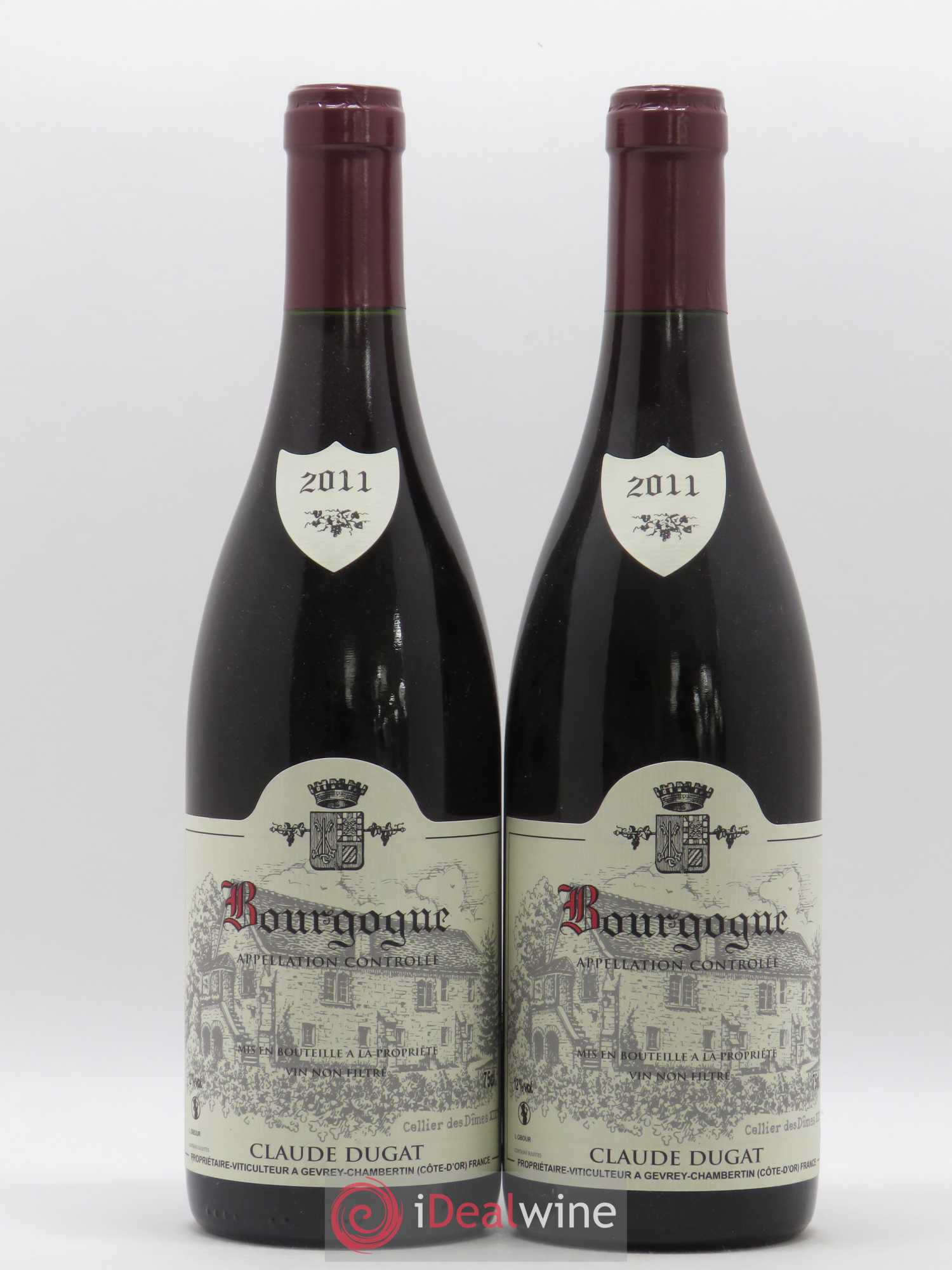 Bourgogne Claude Dugat 2011 - Lot de 2 bouteilles - 0
