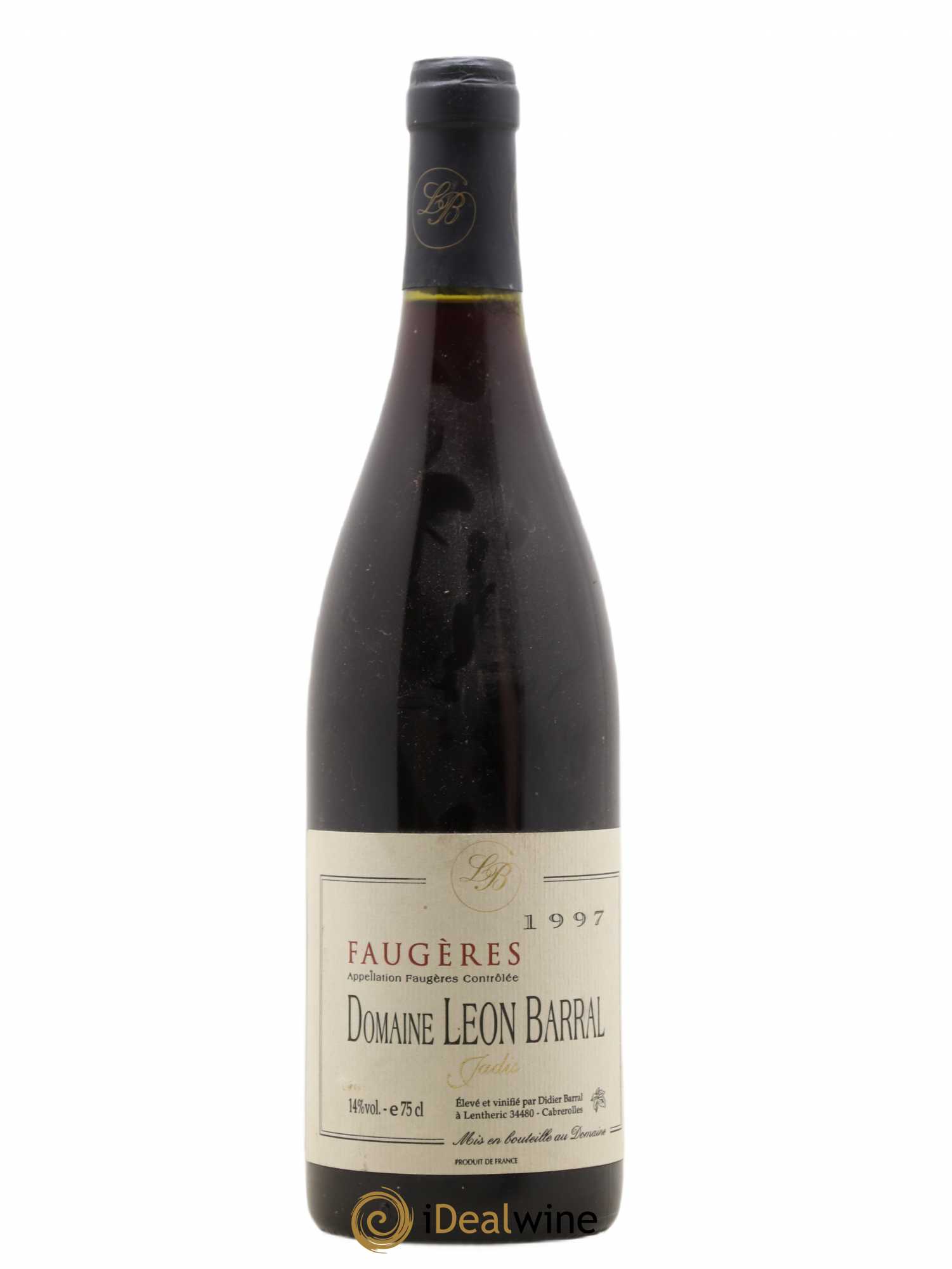 Faugères Jadis Domaine Léon Barral 1997 - Lot de 1 bouteille - 0