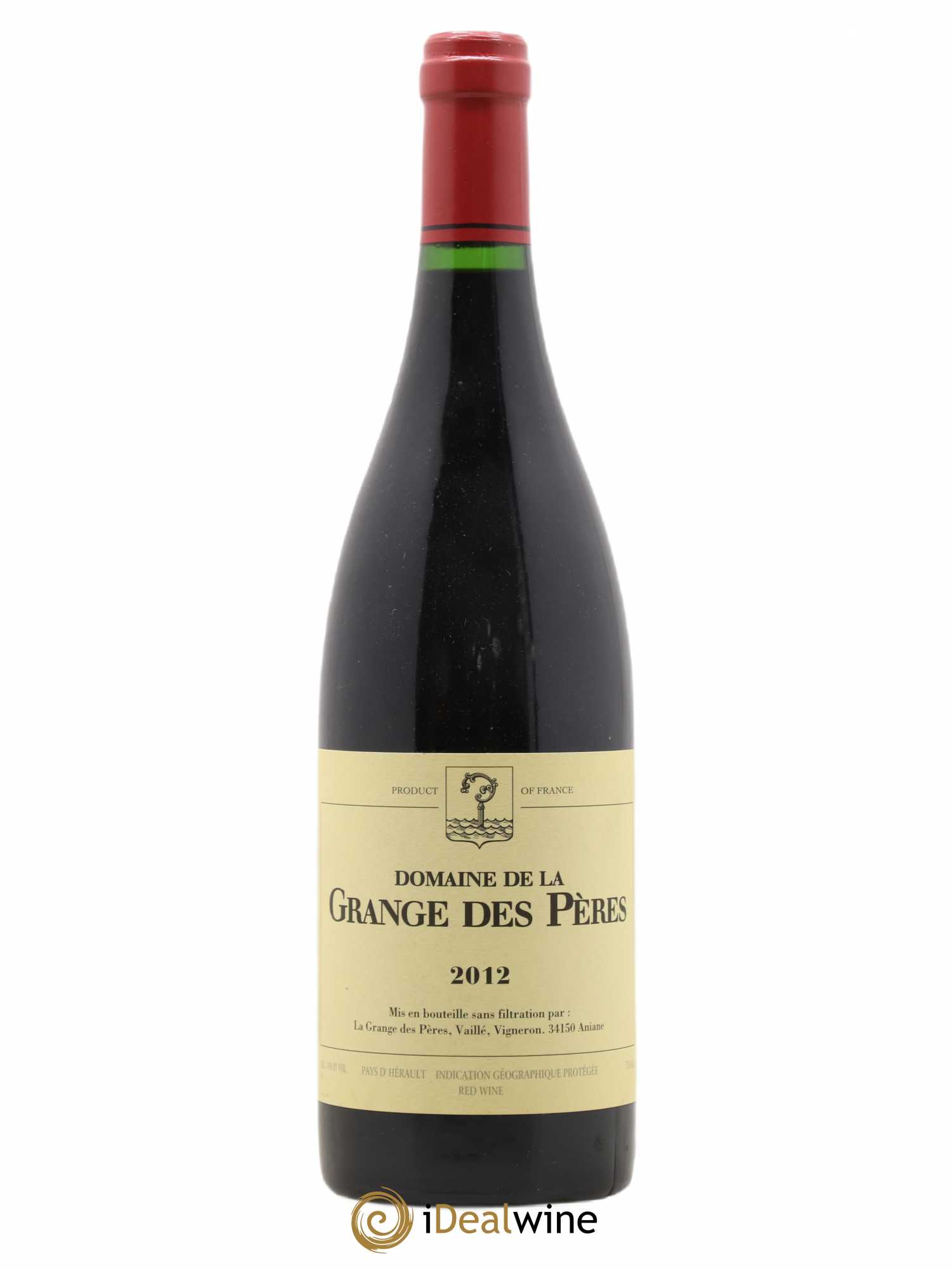 Pays d'Hérault Grange des Pères Laurent Vaillé 2012 - Lot de 1 bouteille - 0