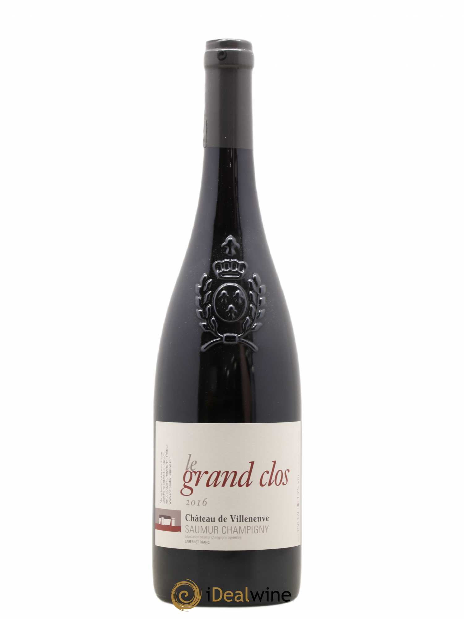 Saumur-Champigny Le Grand Clos Château de Villeneuve 2016 - Lot de 1 bouteille - 0