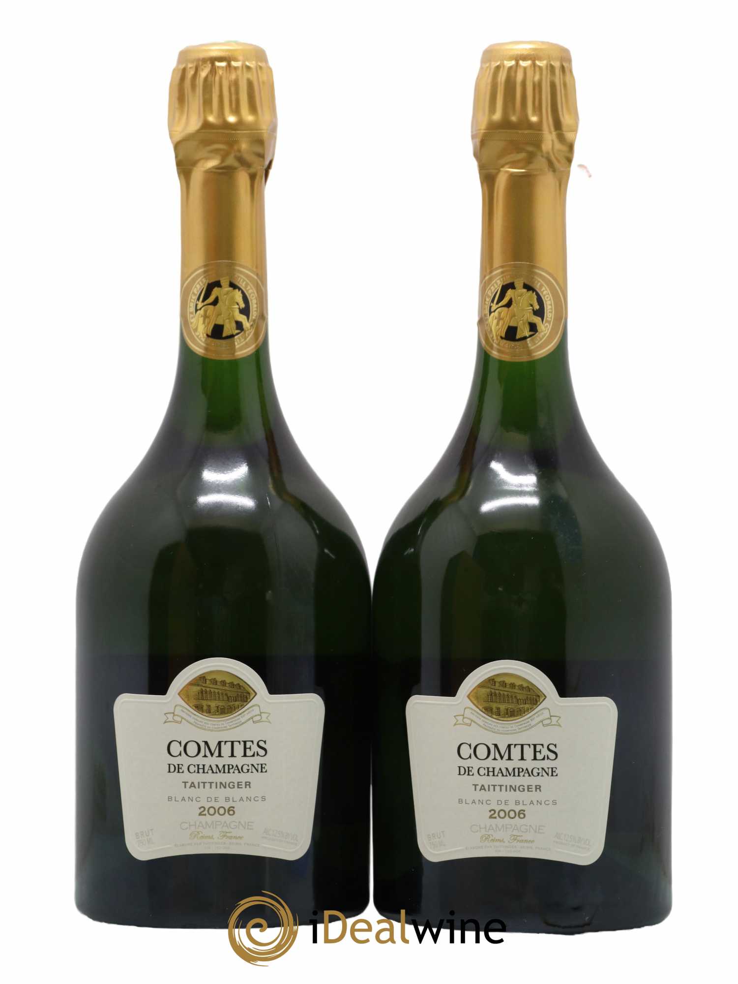 Comtes de Champagne Taittinger 2006 - Lot de 2 bouteilles - 1