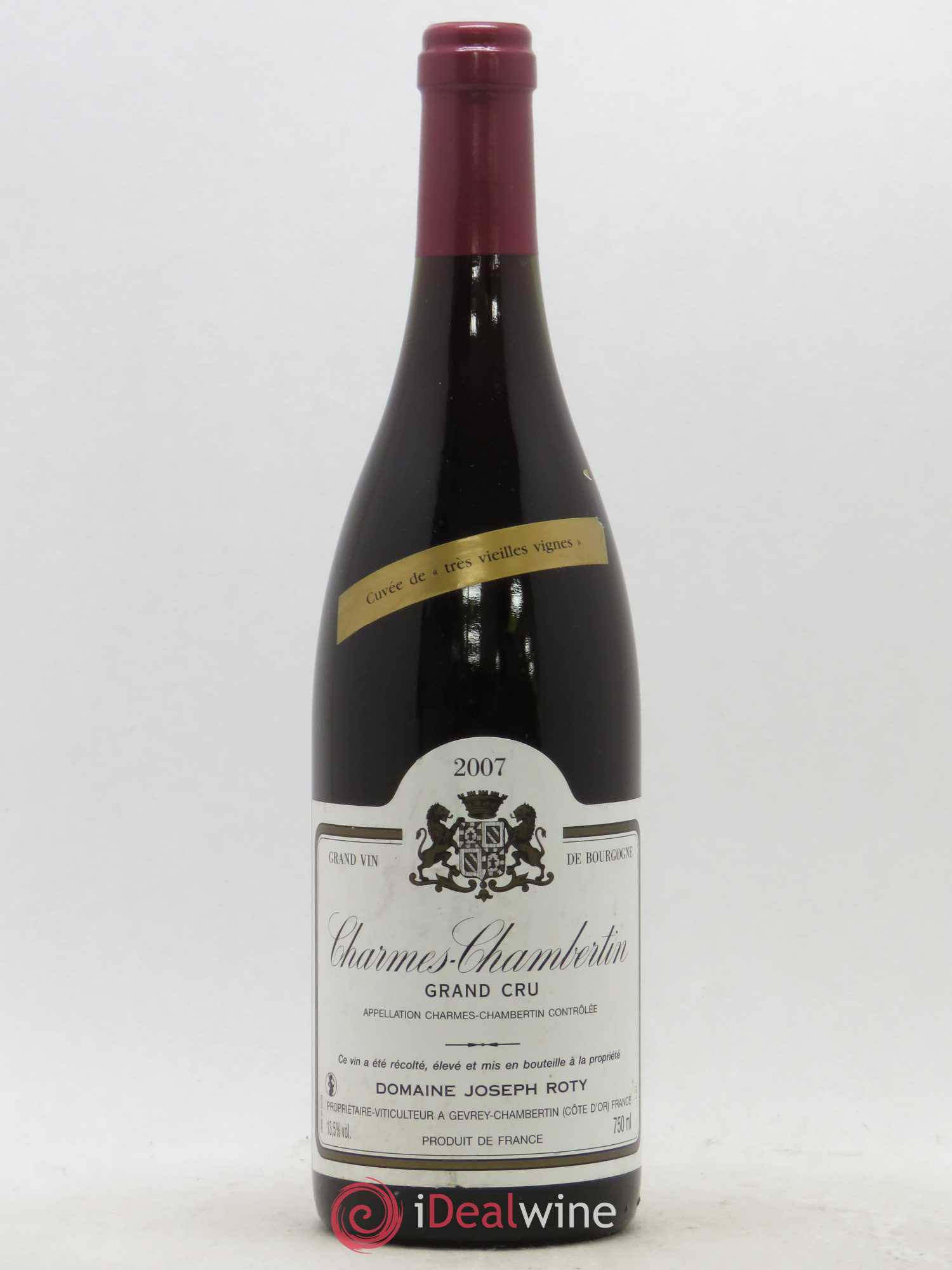 Charmes-Chambertin Grand Cru Joseph Roty (Domaine) Très vieilles vignes 2007 - Lotto di 1 bottiglia - 0