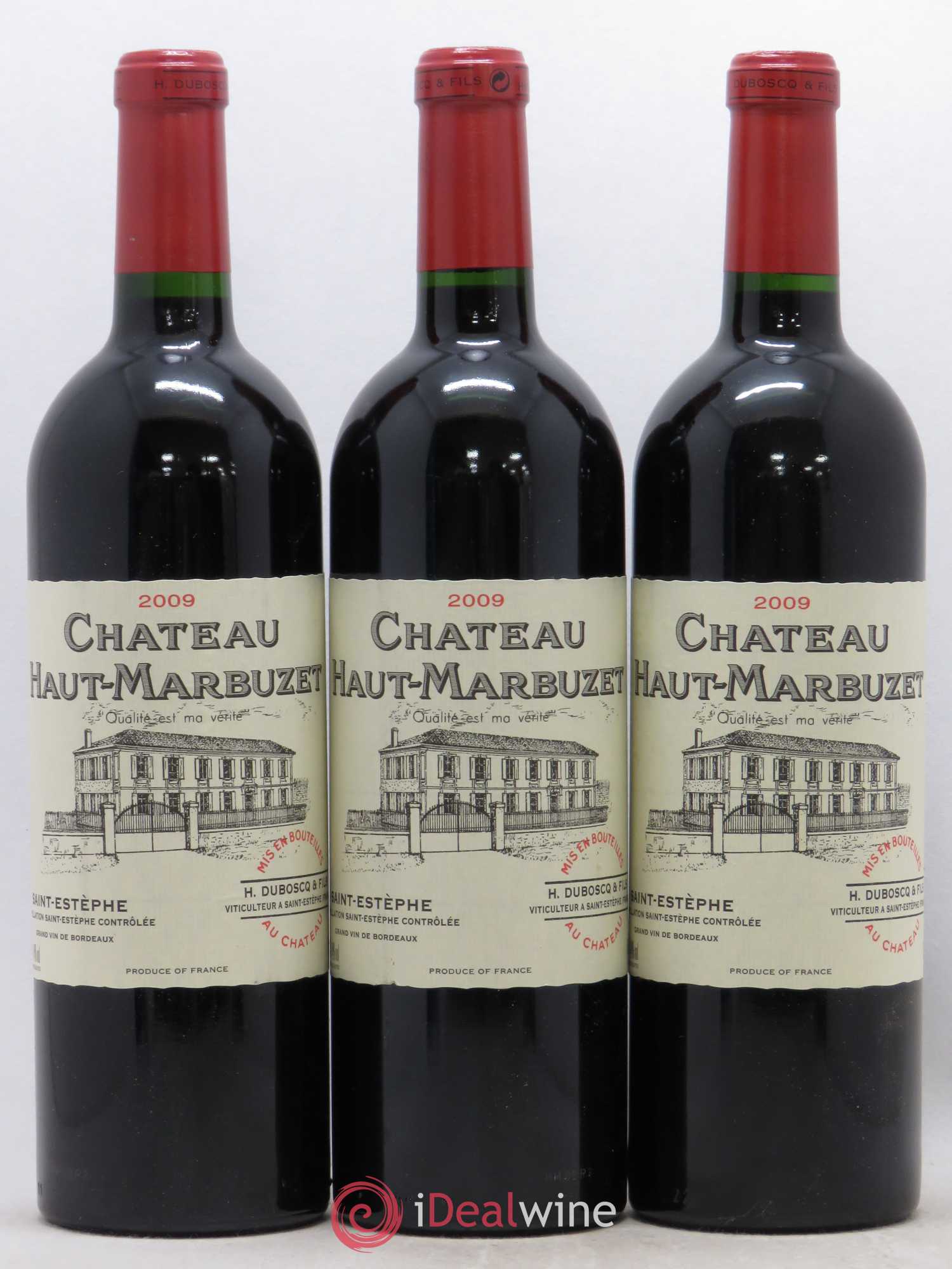 Château Haut Marbuzet 2009 - Lot de 3 bouteilles - 0