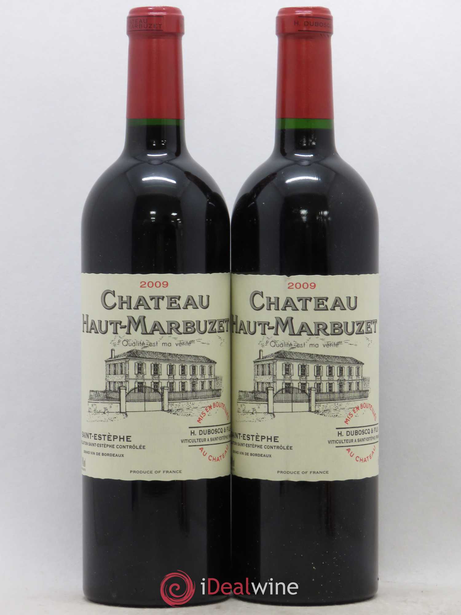 Château Haut Marbuzet 2009 - Lot de 2 bouteilles - 0