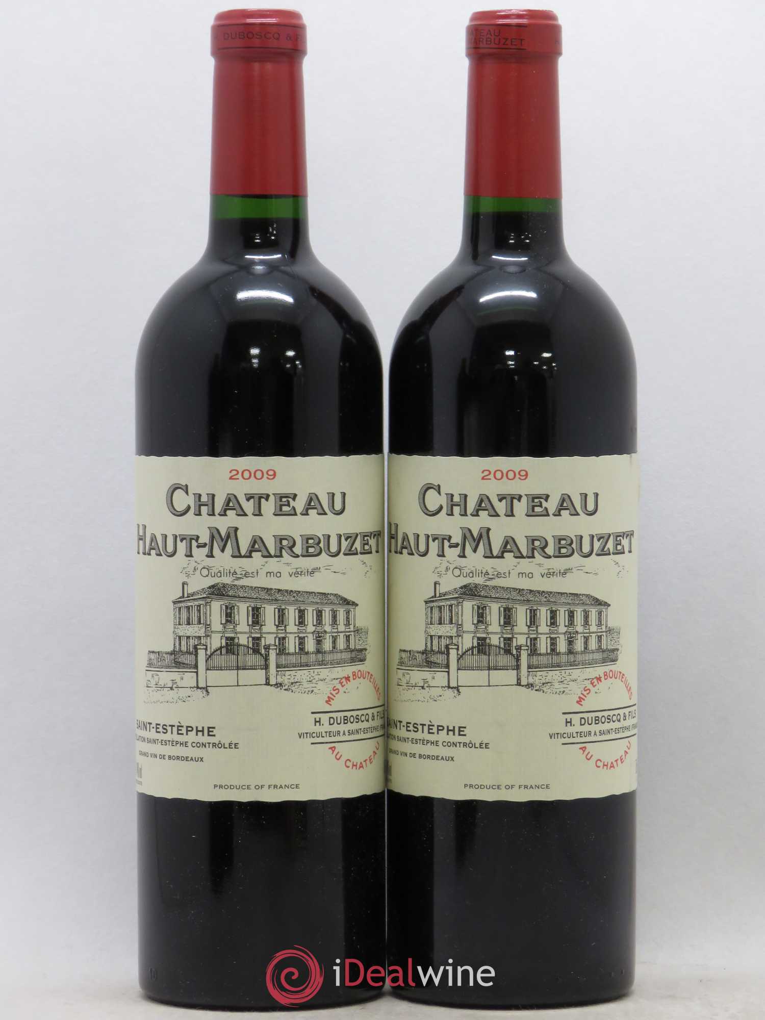 Château Haut Marbuzet 2009 - Lot de 2 bouteilles - 0