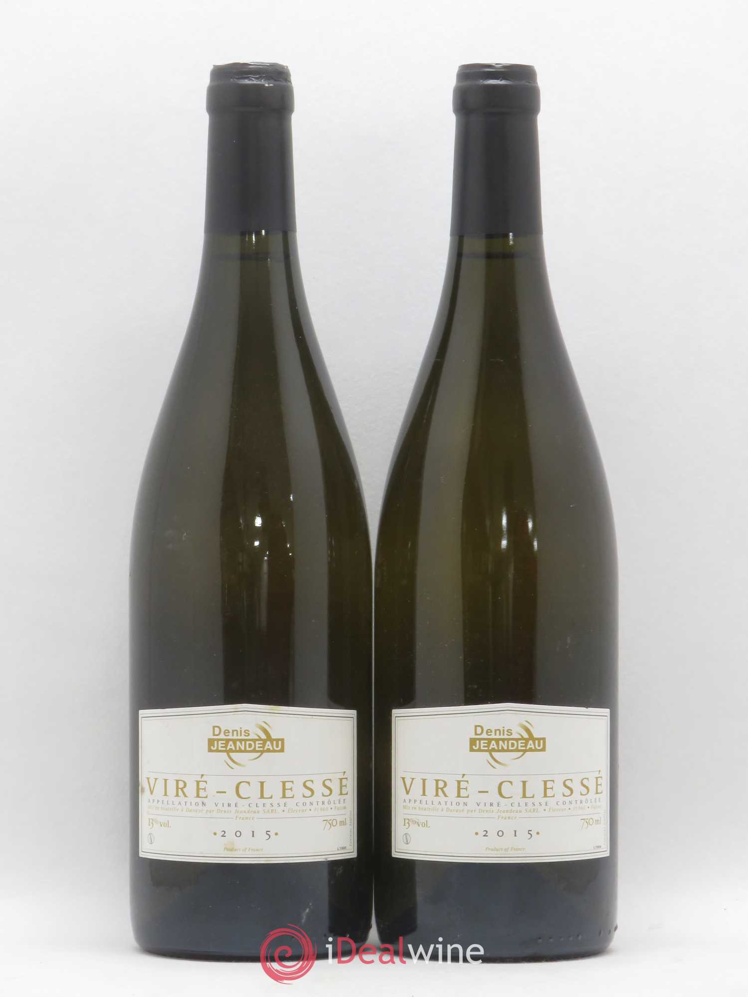 Viré-Clessé Denis Jeandeau 2015 - Posten von 2 Flaschen - 0