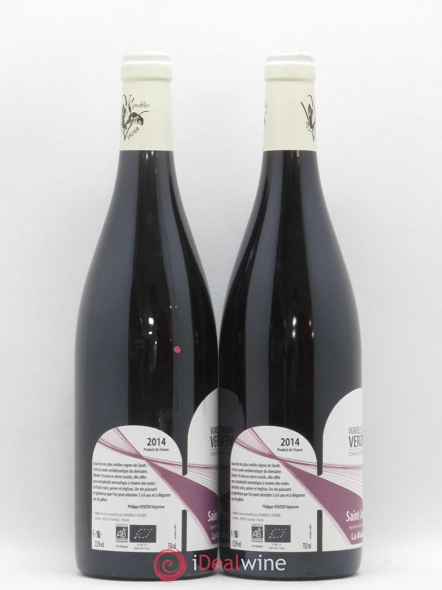 Saint-Joseph La Madone Vignobles Verzier 2014 - Lot de 2 bouteilles - 1