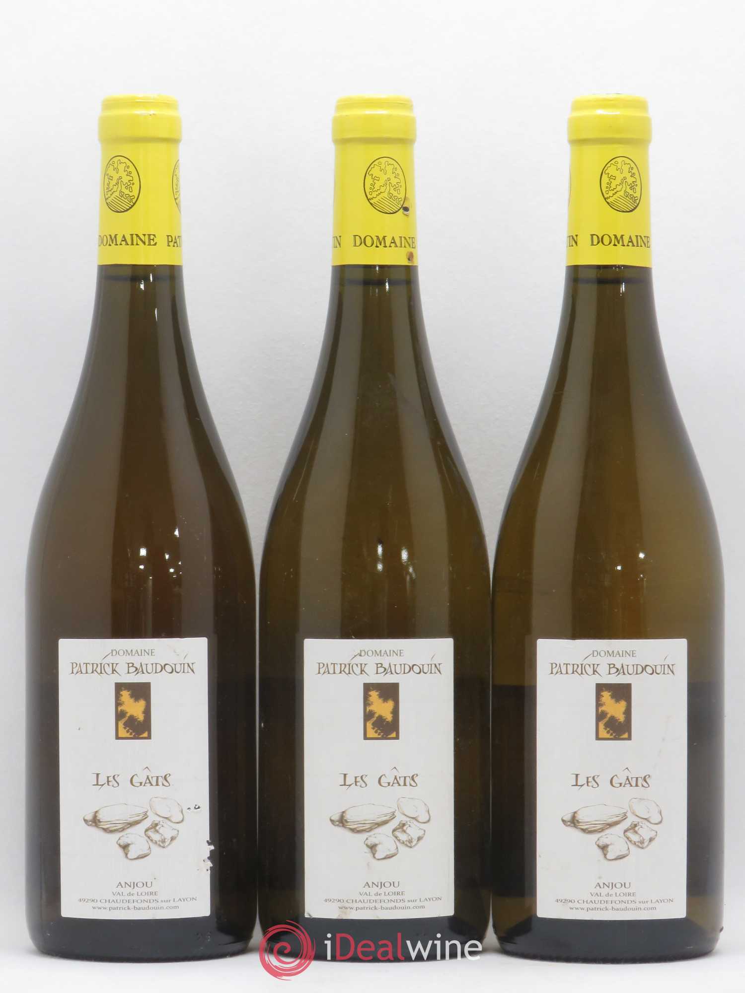 Anjou Les Gats Patrick Baudouin 2012 - Lot de 3 bouteilles - 0