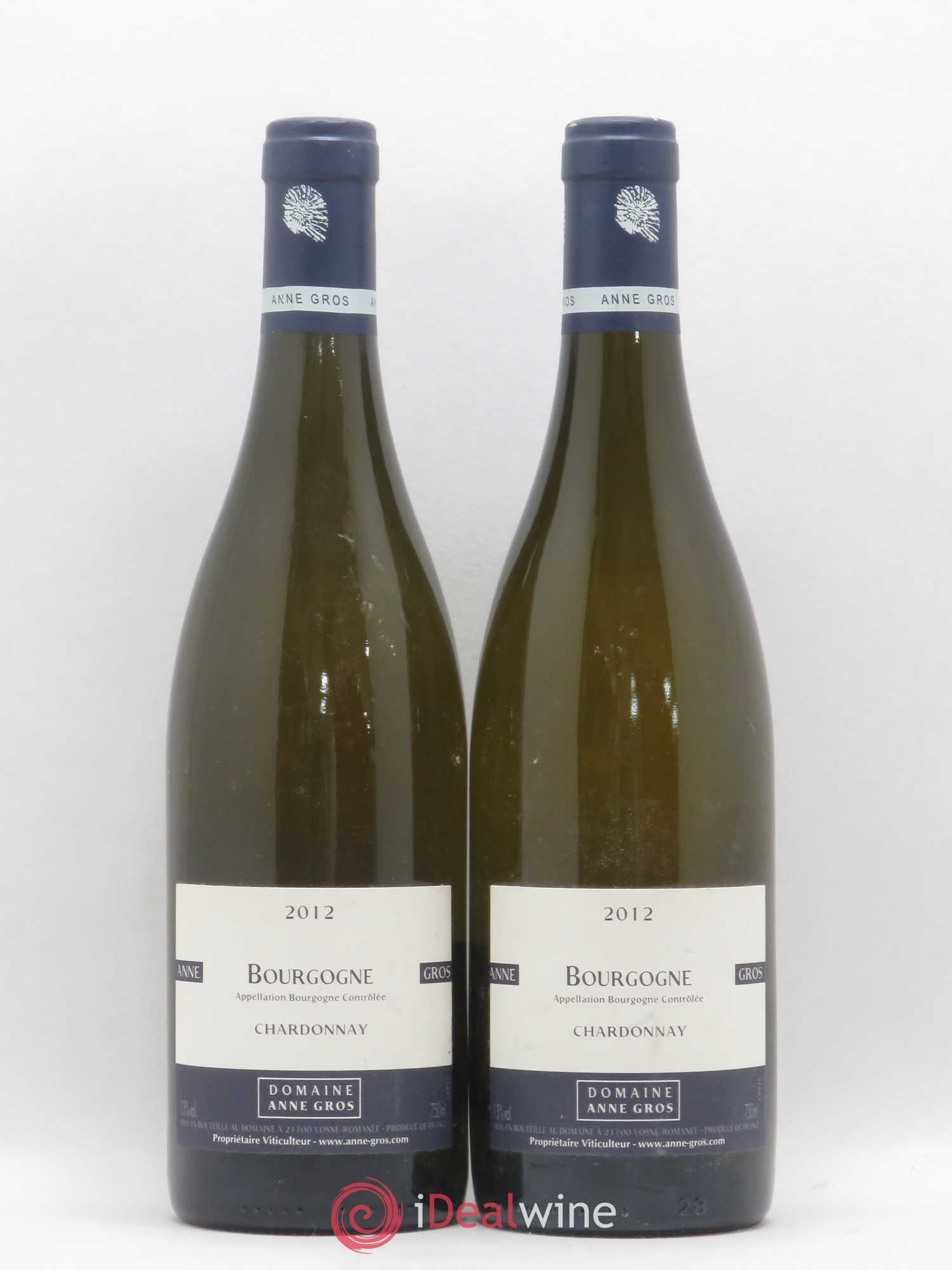 Bourgogne Chardonnay Anne Gros 2012 - Posten von 2 Flaschen - 0