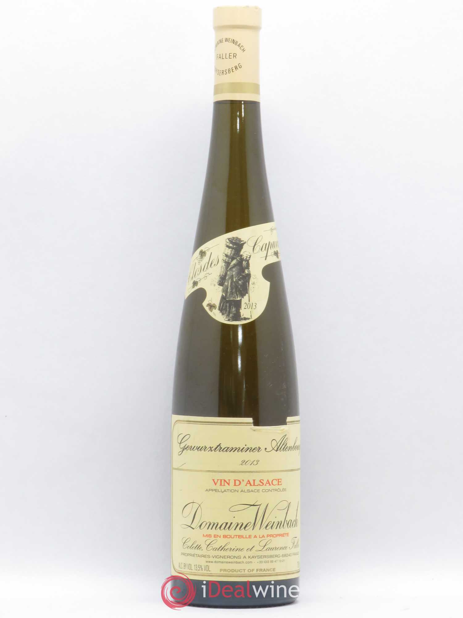 Alsace Gewurztraminer Altenbourg Weinbach (Domaine) Clos des Capucins 2013 - Lot de 1 bouteille - 0