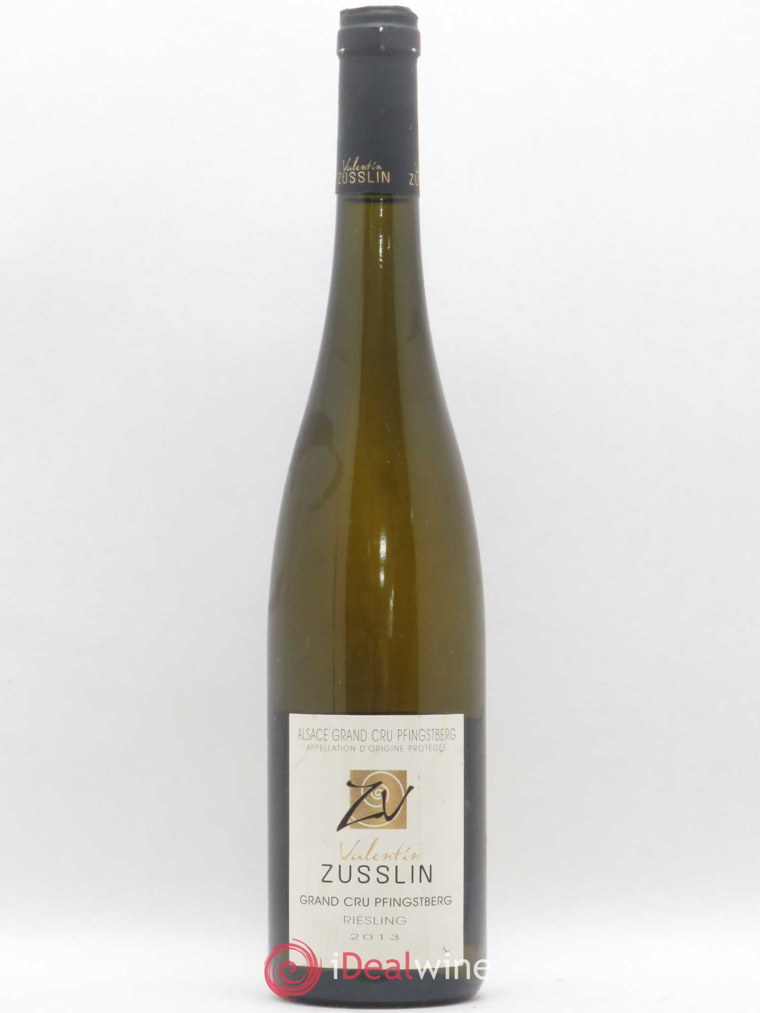 Alsace Riesling Grand Cru Pfingstberg Valentin Zusslin (Domaine) 2013 - Lot de 1 bouteille - 0