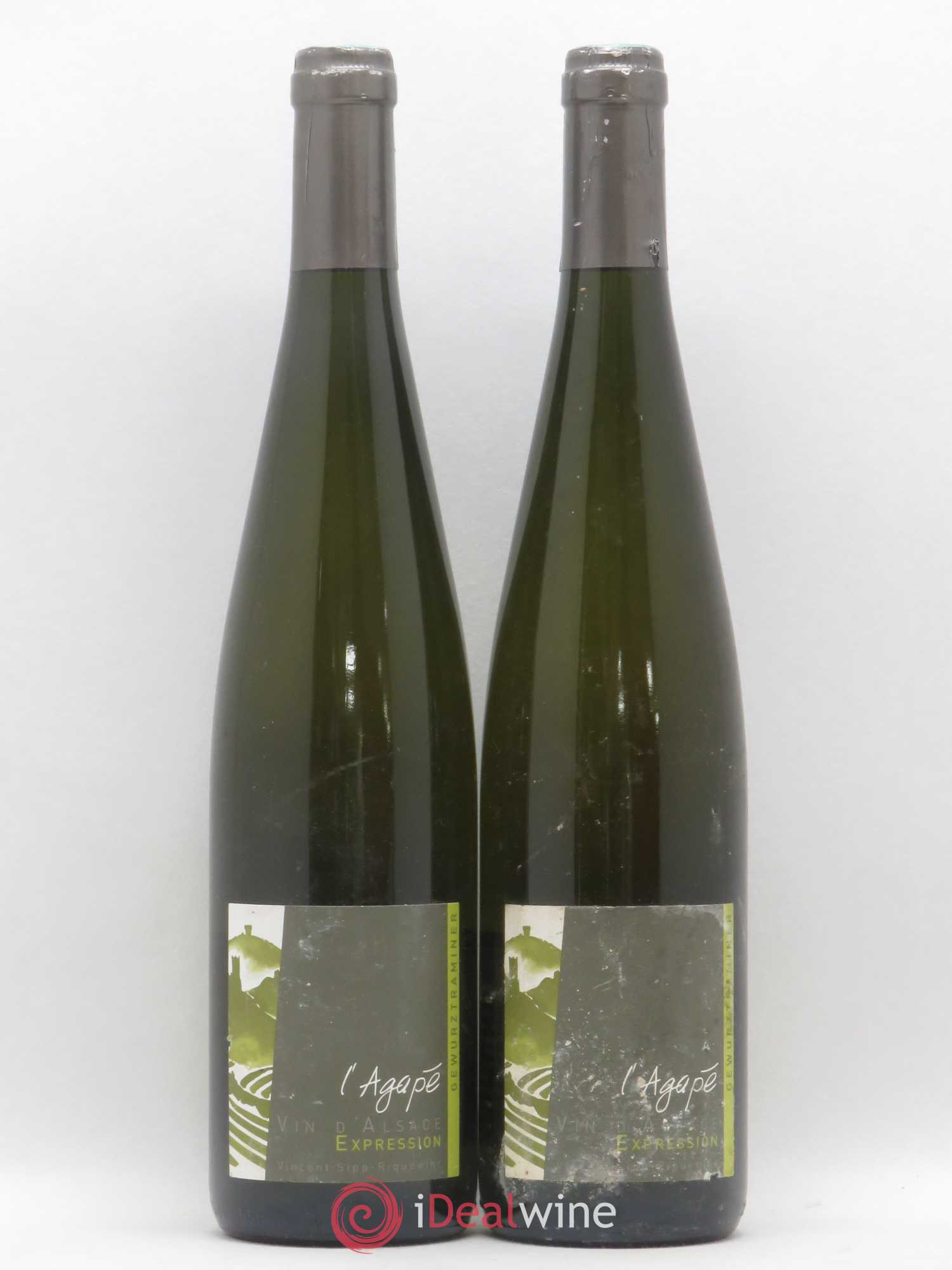 Gewurztraminer Expression Domaine Agape 2012 - Posten von 2 Flaschen - 0