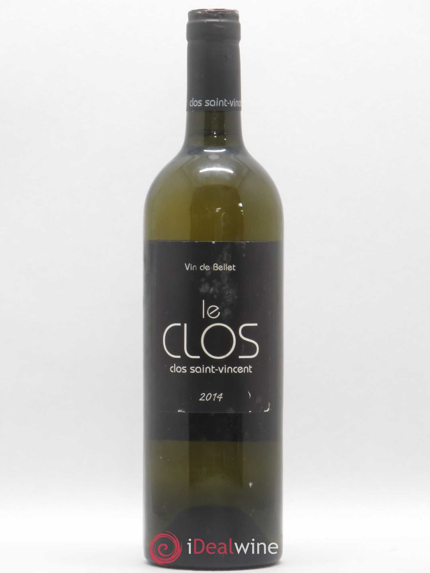 Bellet Clos Saint-Vincent Le Clos Famille Sicardi-Sergi 2014 - Lot de 1 bouteille - 0