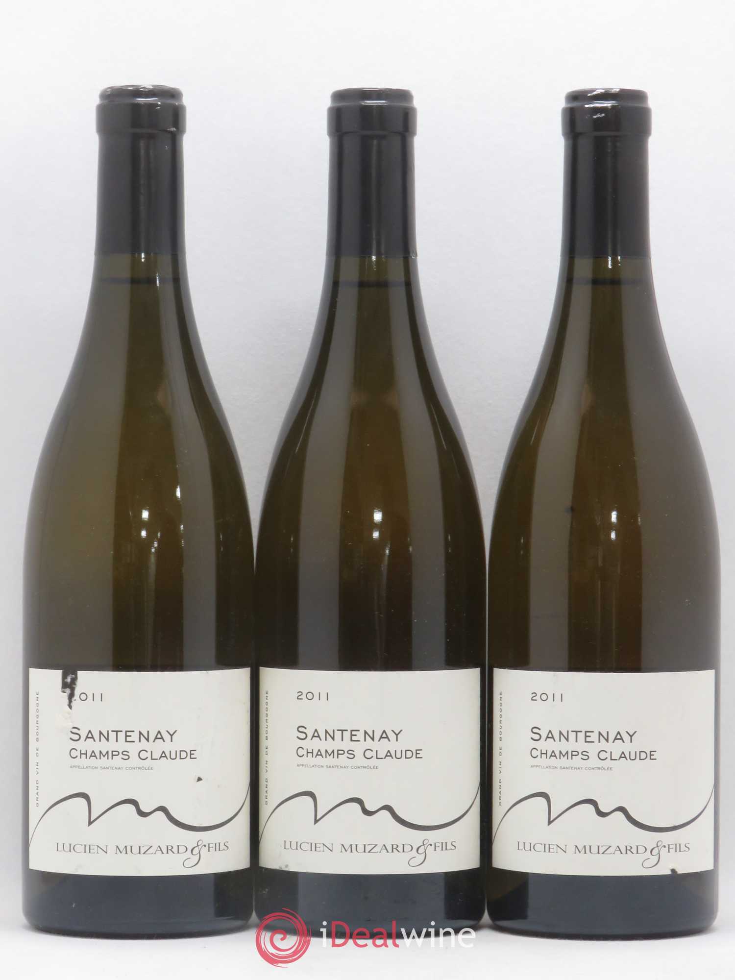 Santenay Champs Claude Lucien Muzard et Fils 2011 - Lot de 3 bouteilles - 0