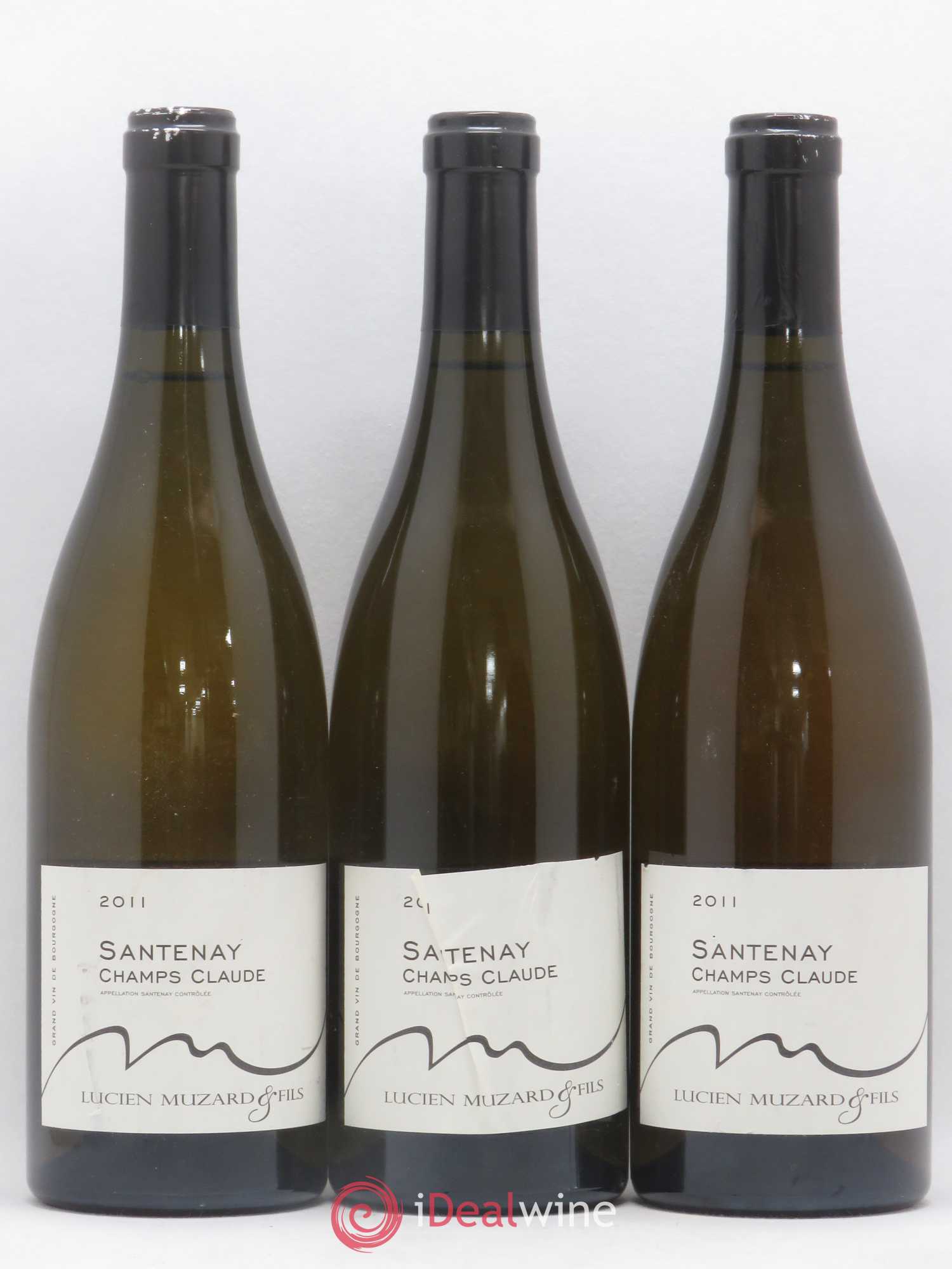 Santenay Champs Claude Lucien Muzard et Fils 2011 - Lot de 3 bouteilles - 0