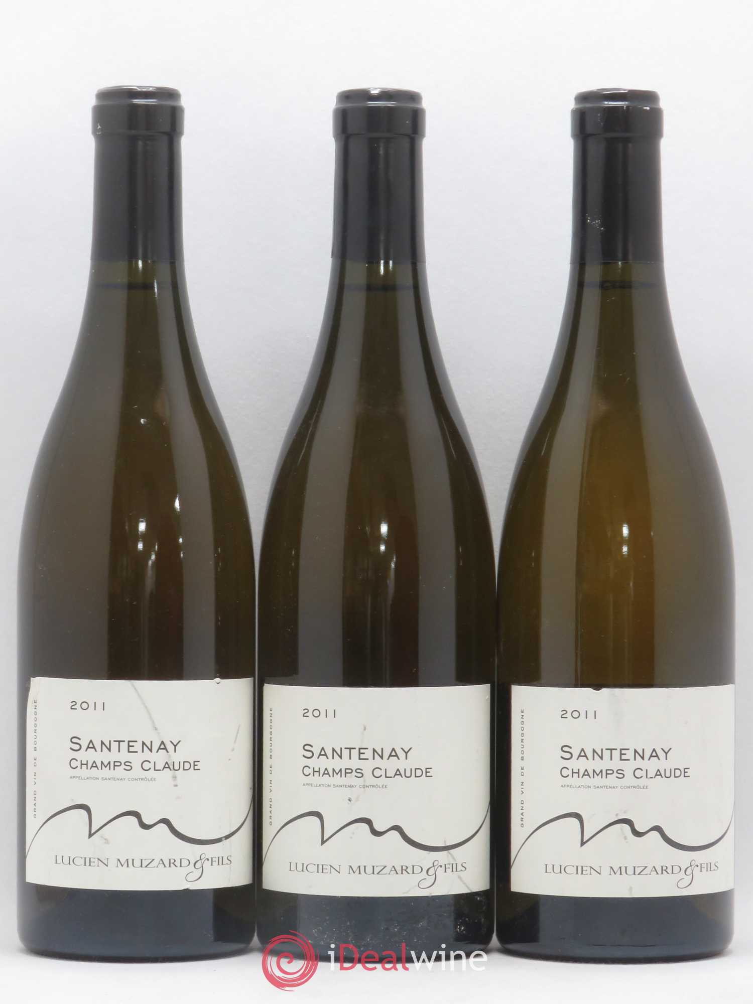 Santenay Champs Claude Lucien Muzard et Fils 2011 - Lot de 3 bouteilles - 0