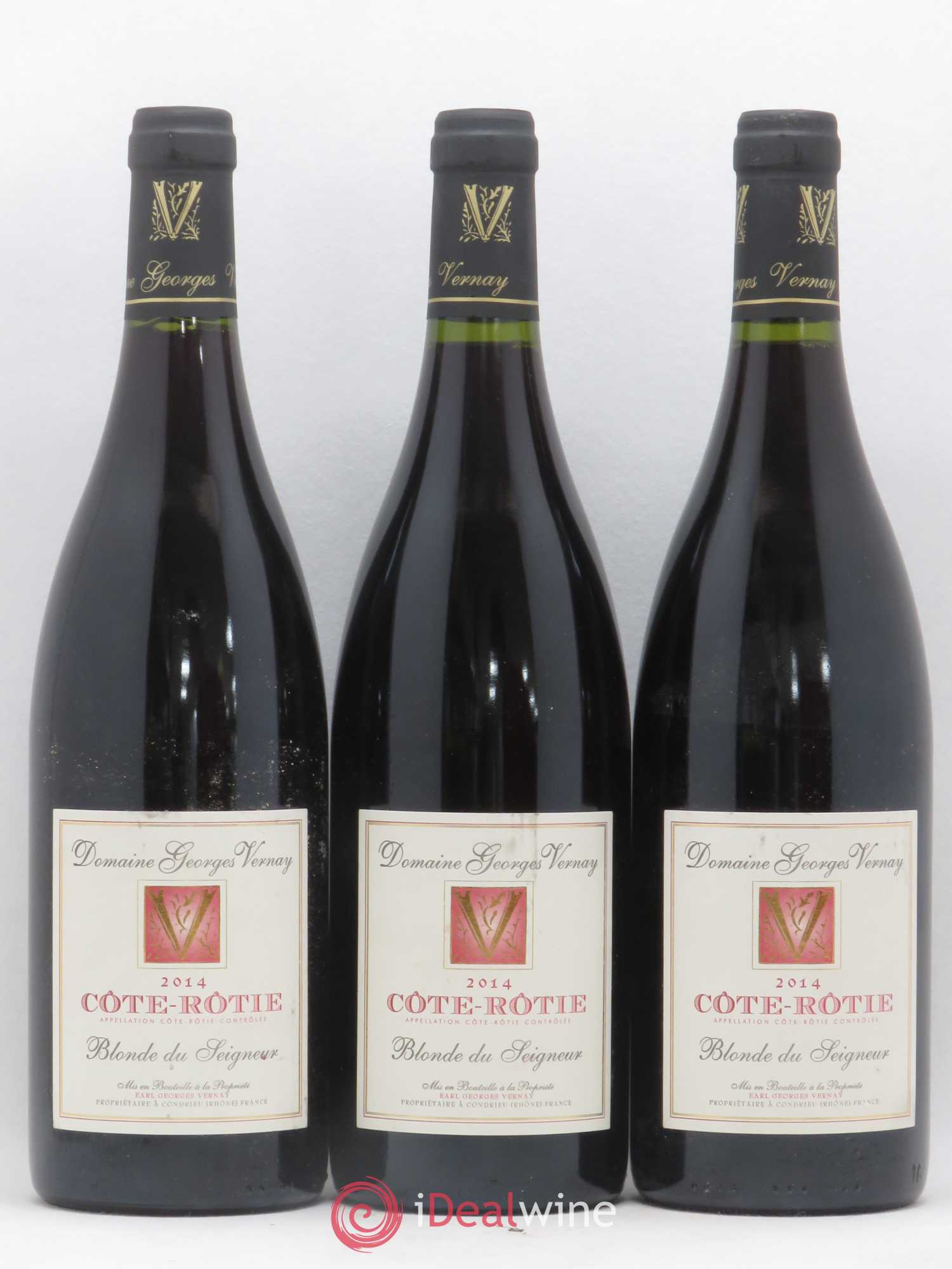Côte-Rôtie Blonde du Seigneur Georges Vernay 2014 - Lot de 3 bouteilles - 0