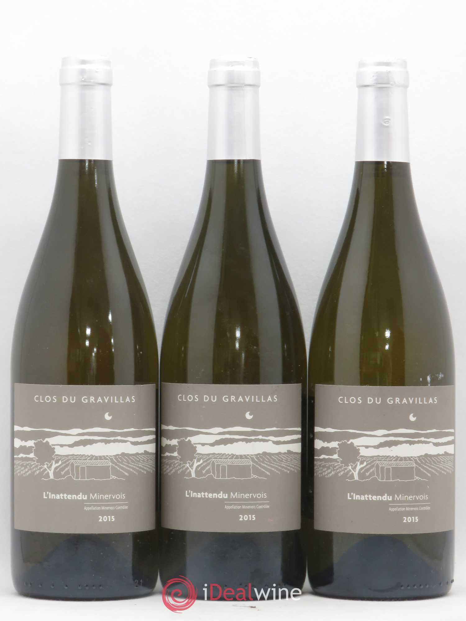 Minervois L'Inattendu Clos du Gravillas 2015 - Posten von 3 Flaschen - 0