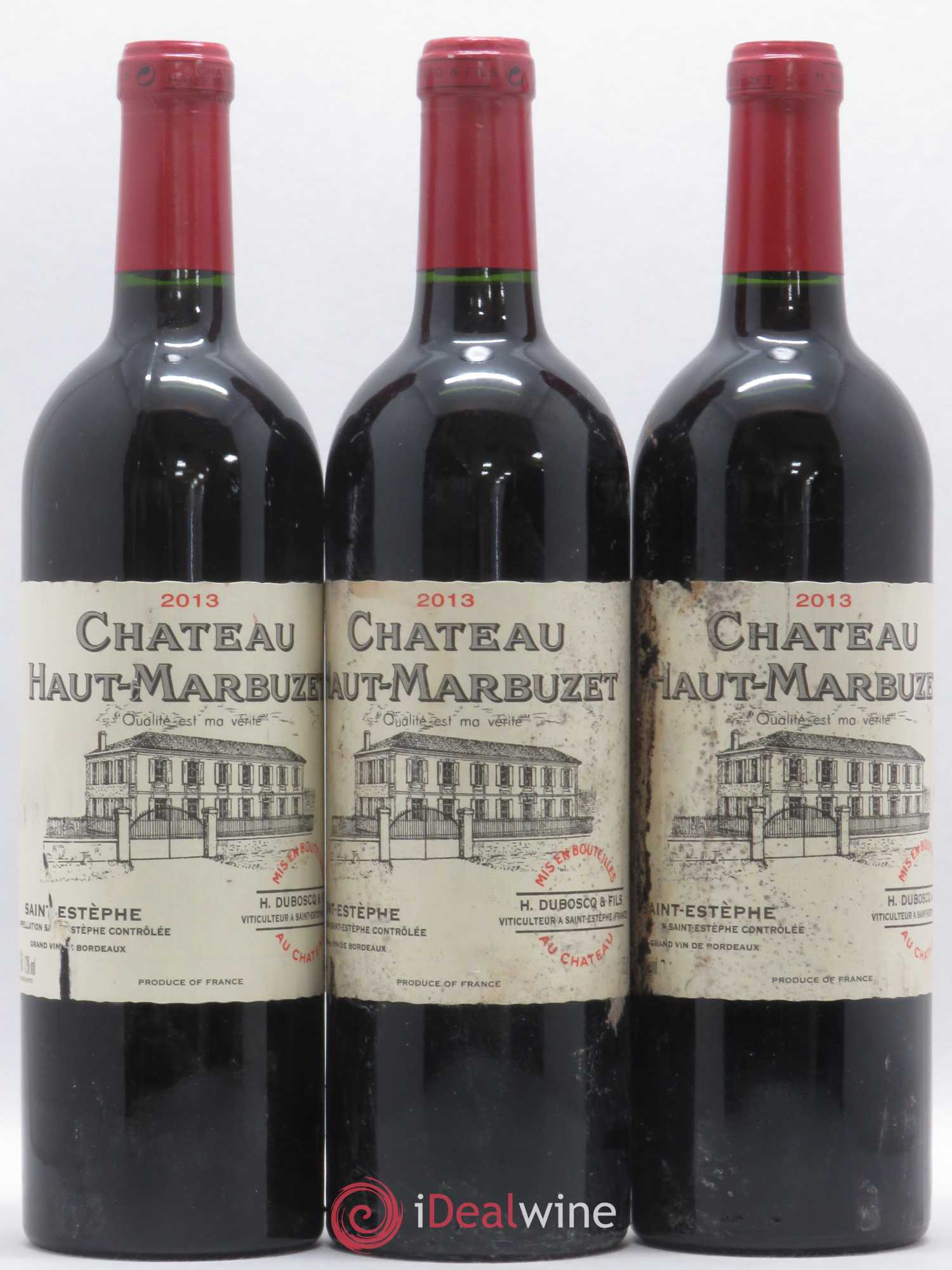 Château Haut Marbuzet 2013 - Lot de 3 bouteilles - 0