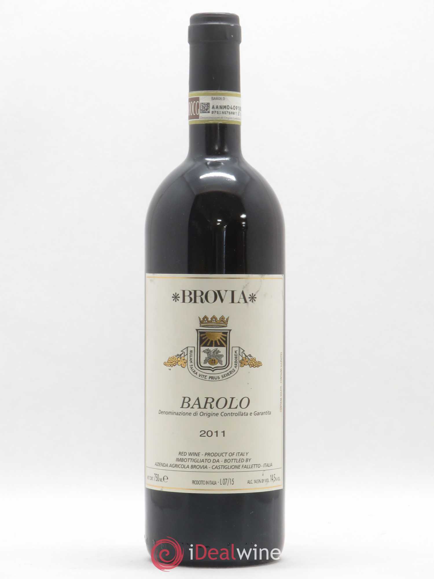 Barolo Azienda Brovia 2011 - Lot de 1 bouteille - 0