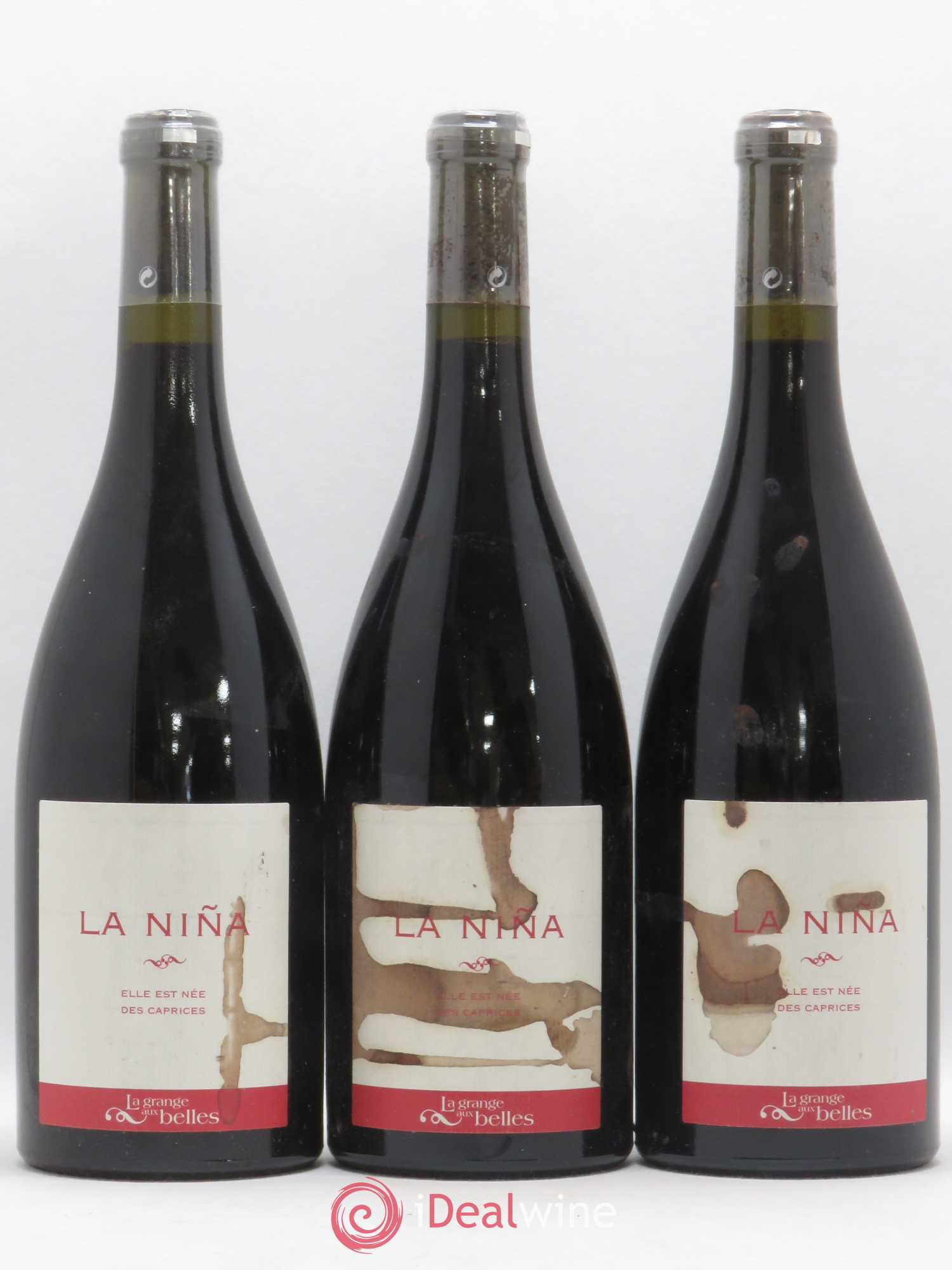 Vin de France La Nina Elle est née des Caprices La Grange aux Belles (sans prix de réserve) 2008 - Posten von 3 Flaschen - 0