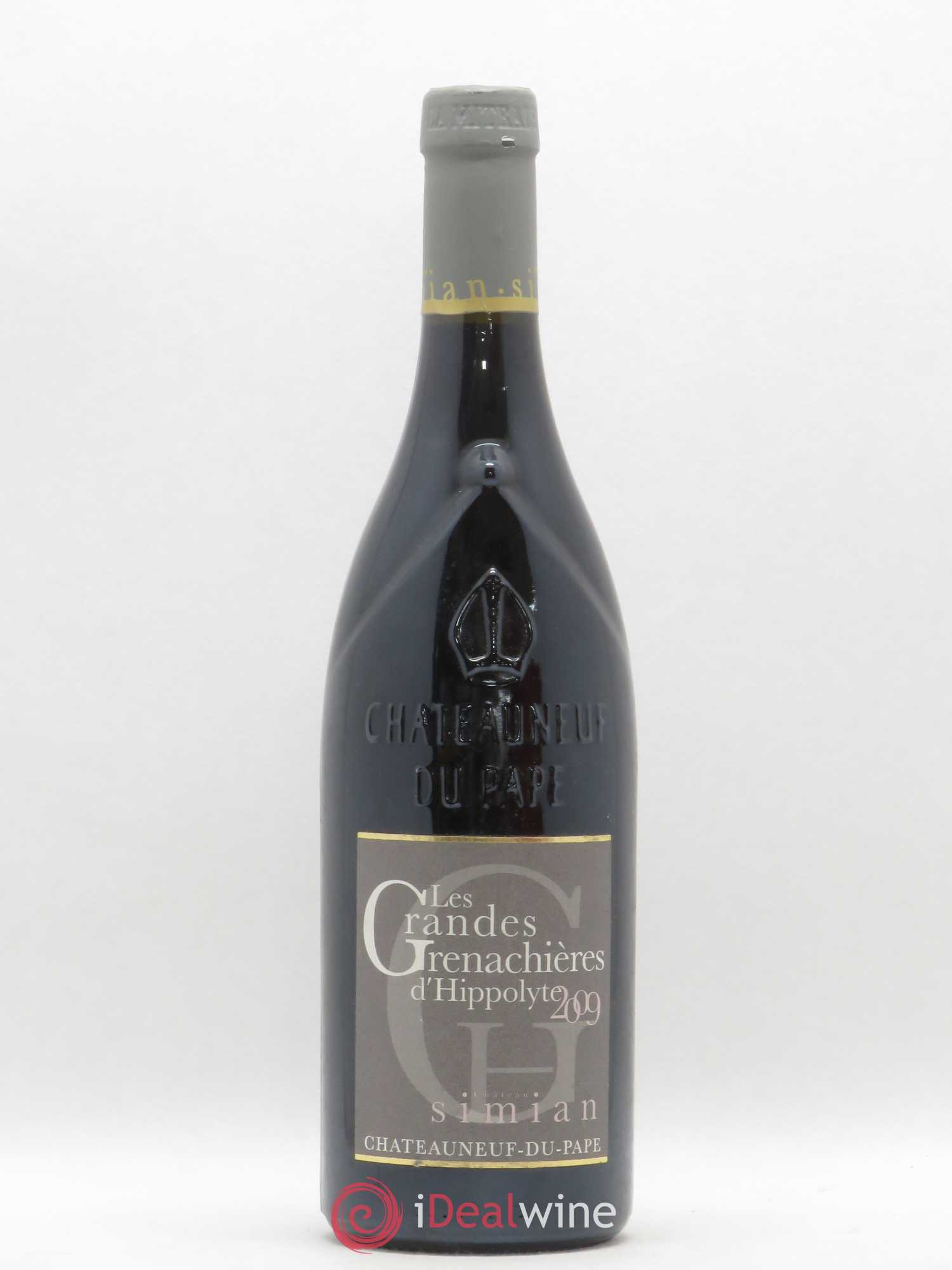 Châteauneuf-du-Pape Château Simian Les Grandes Grenachières d'Hyppolyte (sans prix de réserve) 2009 - Posten von 1 Flasche - 0
