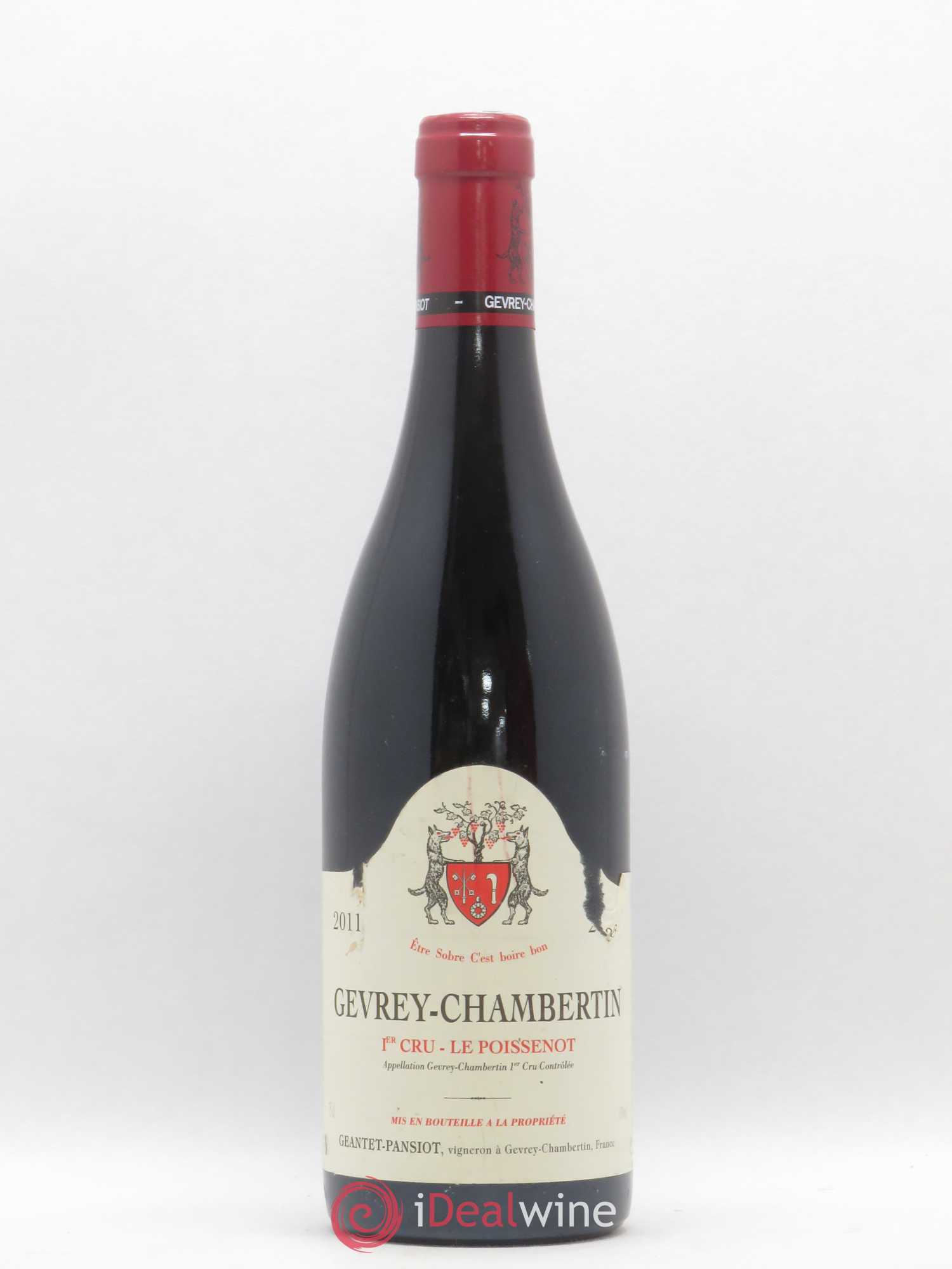 Gevrey-Chambertin 1er Cru Le Poissenot Geantet-Pansiot 2011 - Lot de 1 bouteille - 0