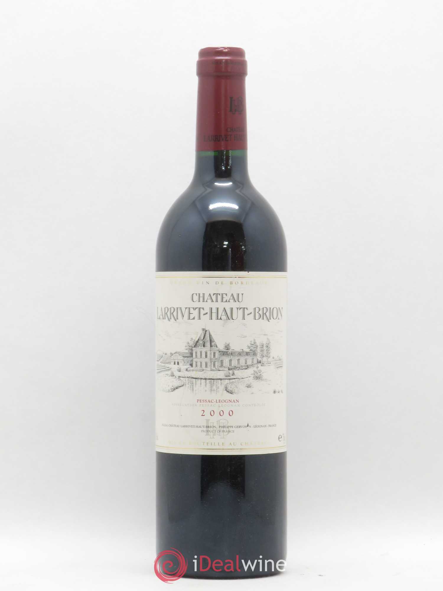 Château Larrivet Haut-Brion 2000 - Lot de 1 bouteille - 0