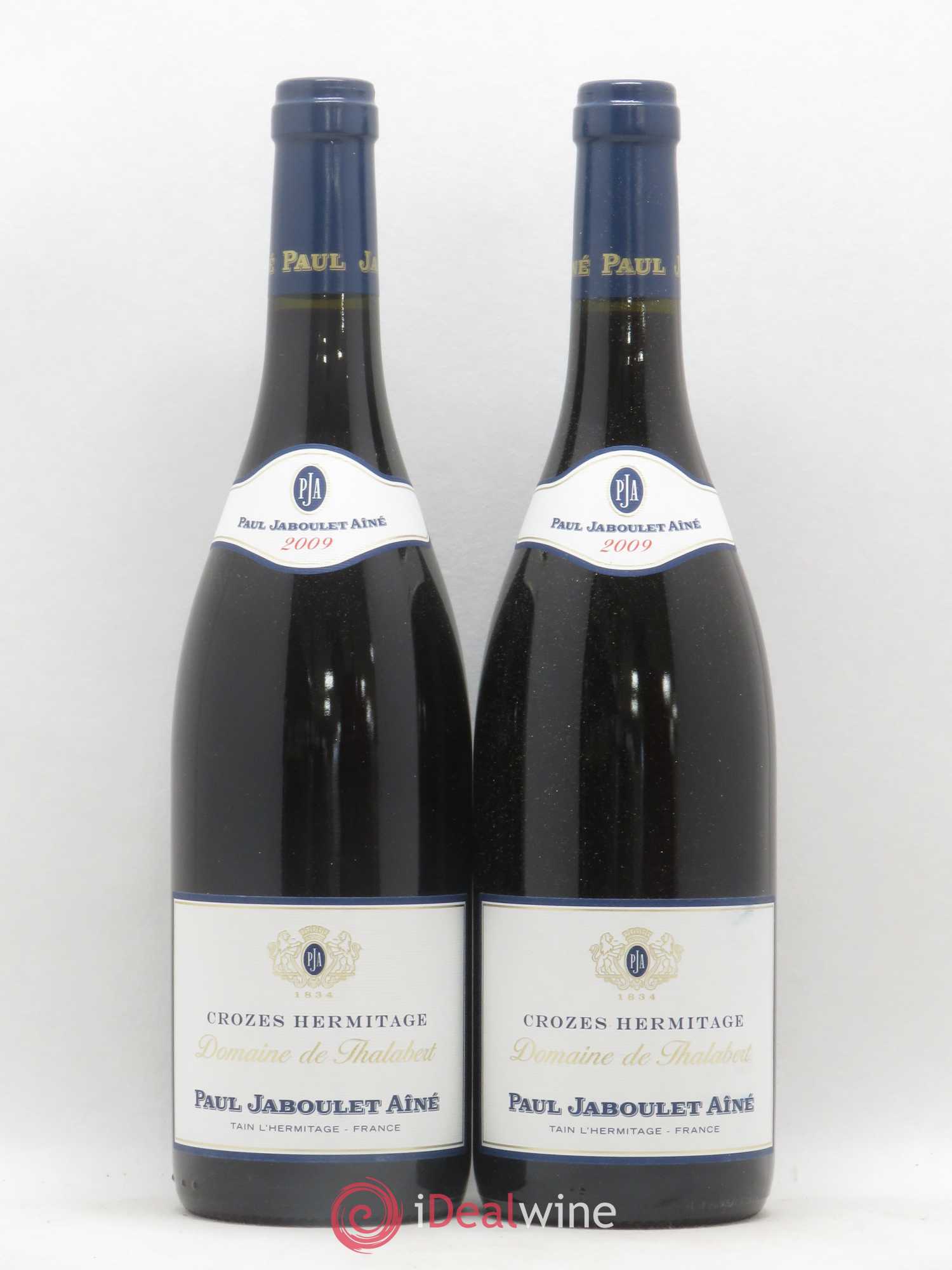 Crozes-Hermitage Domaine de Thalabert Paul Jaboulet Ainé 2009 - Lot de 2 bouteilles - 0