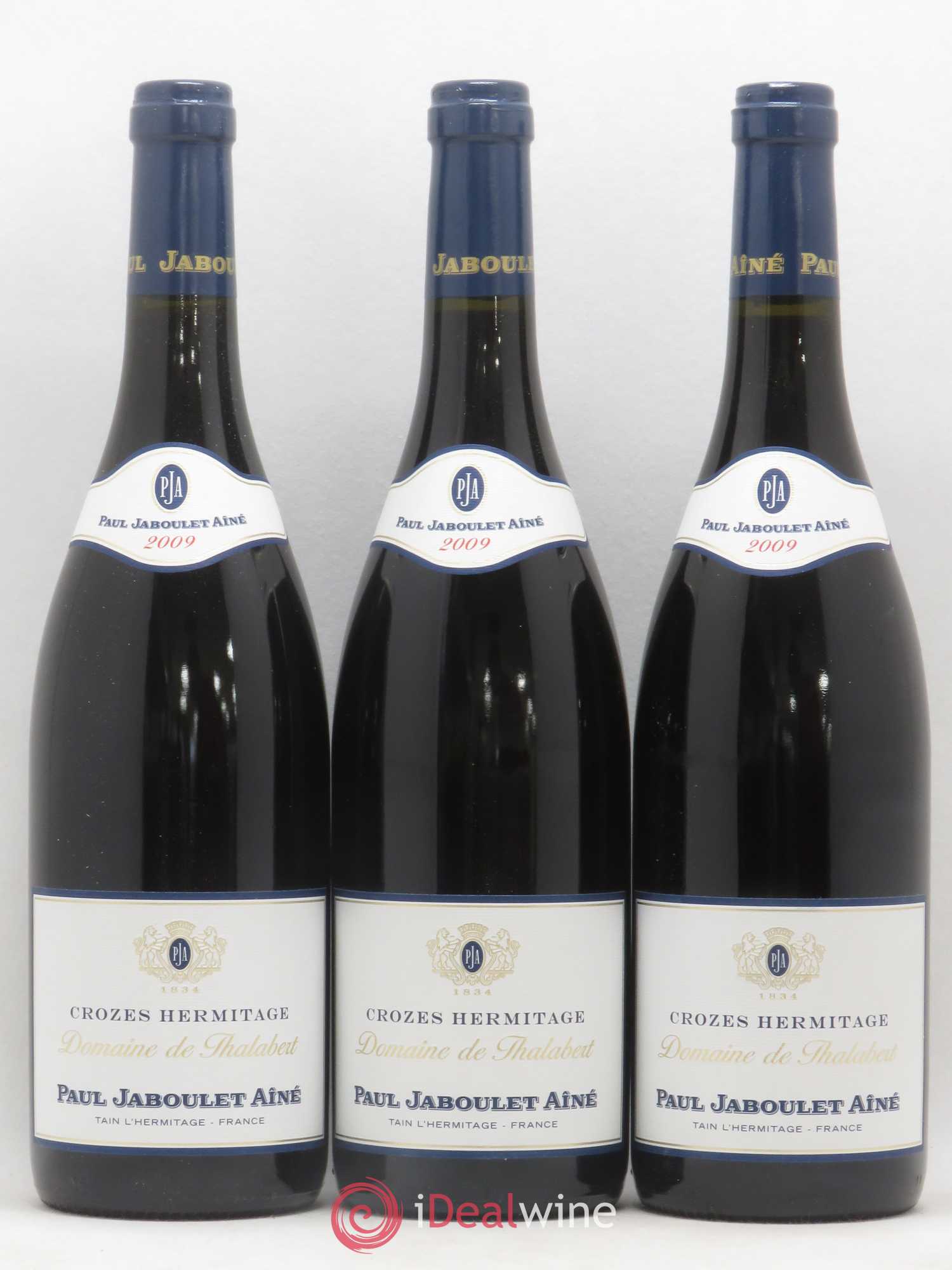 Crozes-Hermitage Domaine de Thalabert Paul Jaboulet Ainé 2009 - Lot de 6 bouteilles - 1