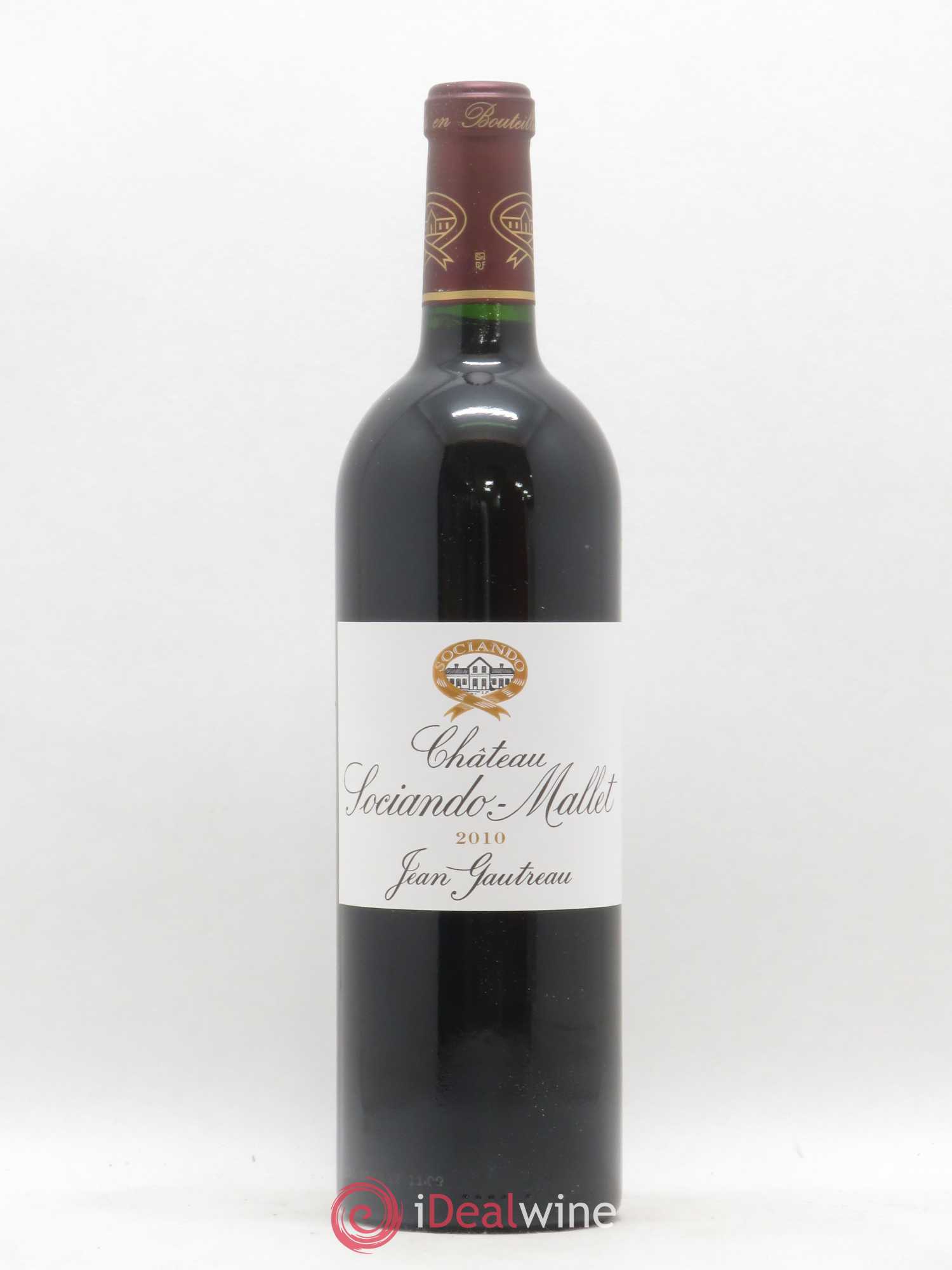 Château Sociando Mallet 2010 - Lot de 1 bouteille - 0
