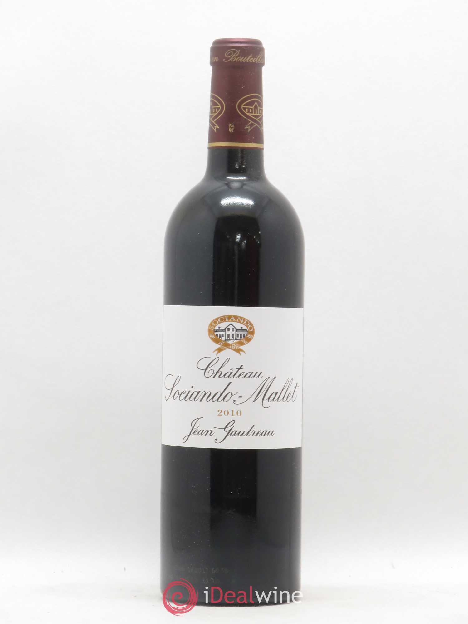 Château Sociando Mallet 2010 - Lot de 1 bouteille - 0
