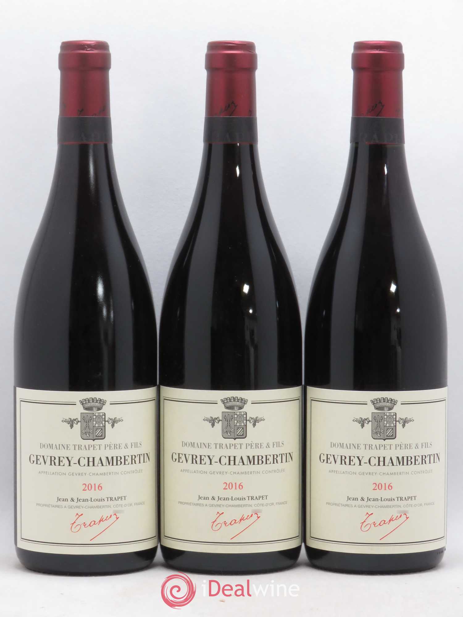 Gevrey-Chambertin Domaine Trapet 2016 - Lot de 3 bouteilles - 0