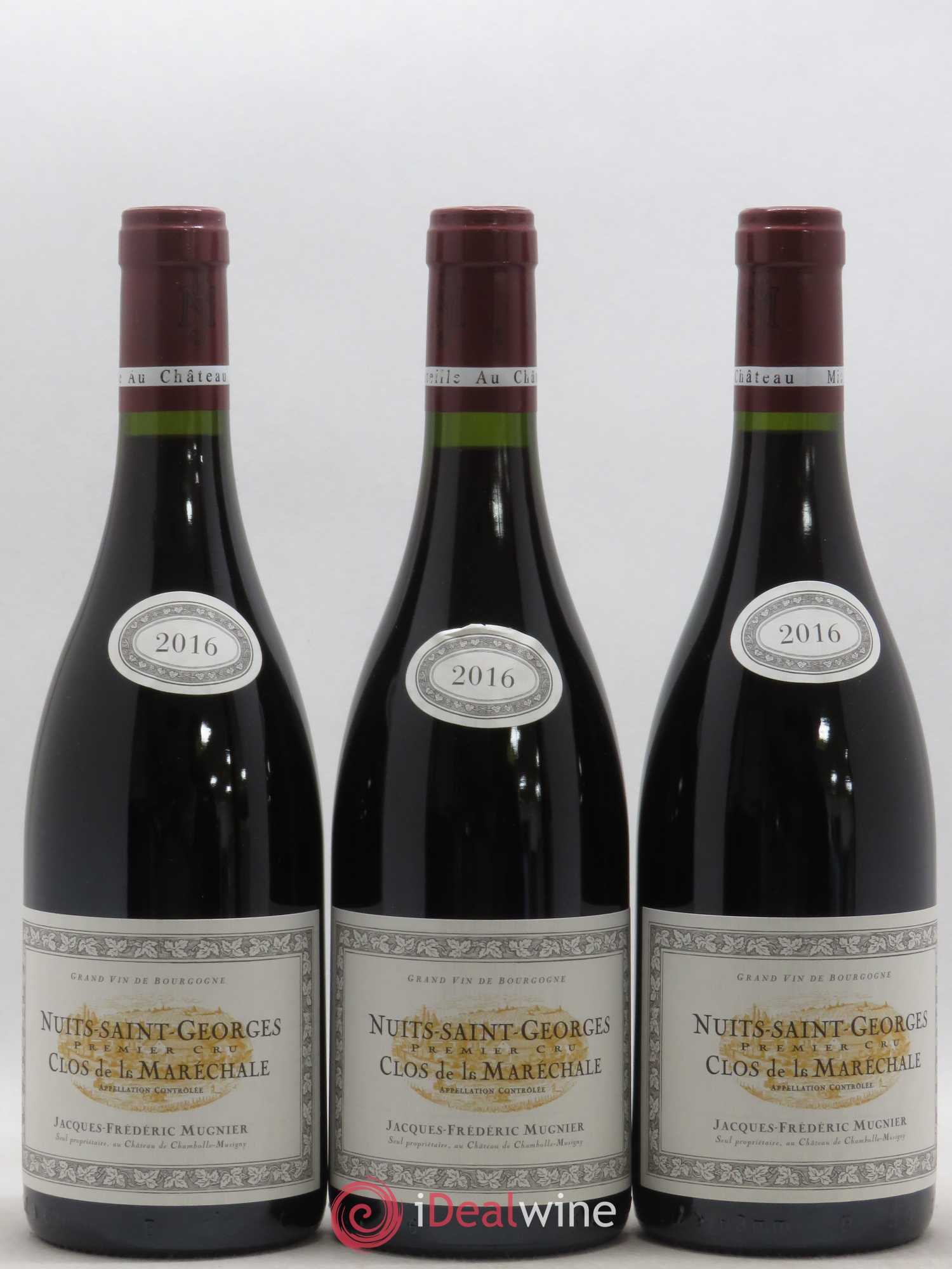 Nuits-Saint-Georges 1er Cru Clos de La Maréchale Jacques-Frédéric Mugnier 2016 - Lot de 3 bouteilles - 0