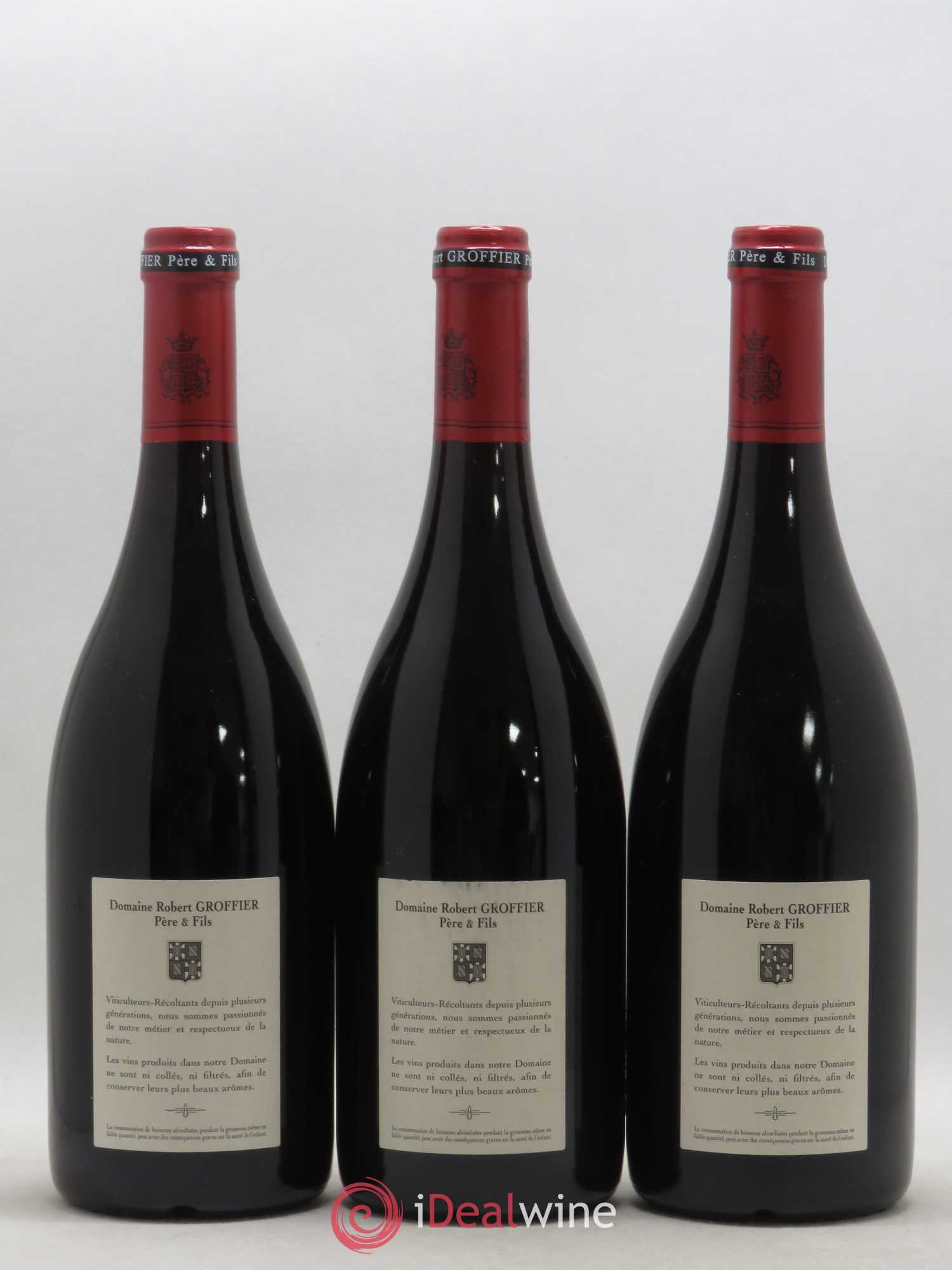 Chambertin Clos de Bèze Grand Cru Robert Groffier Père & Fils (Domaine) 2013 - Lot de 3 bouteilles - 1