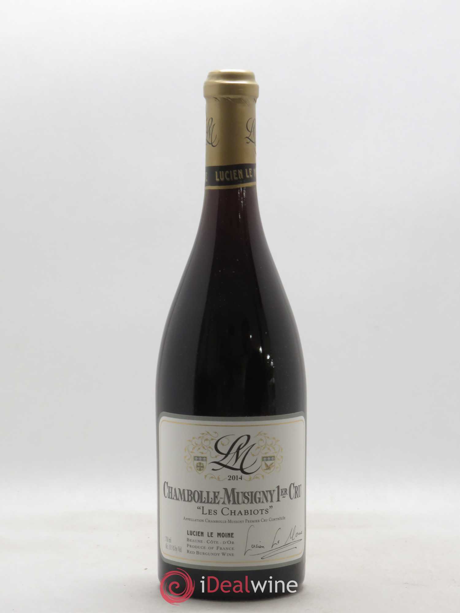 Chambolle-Musigny 1er Cru Les Chabiots Lucien Le Moine 2014 - Posten von 1 Flasche - 0