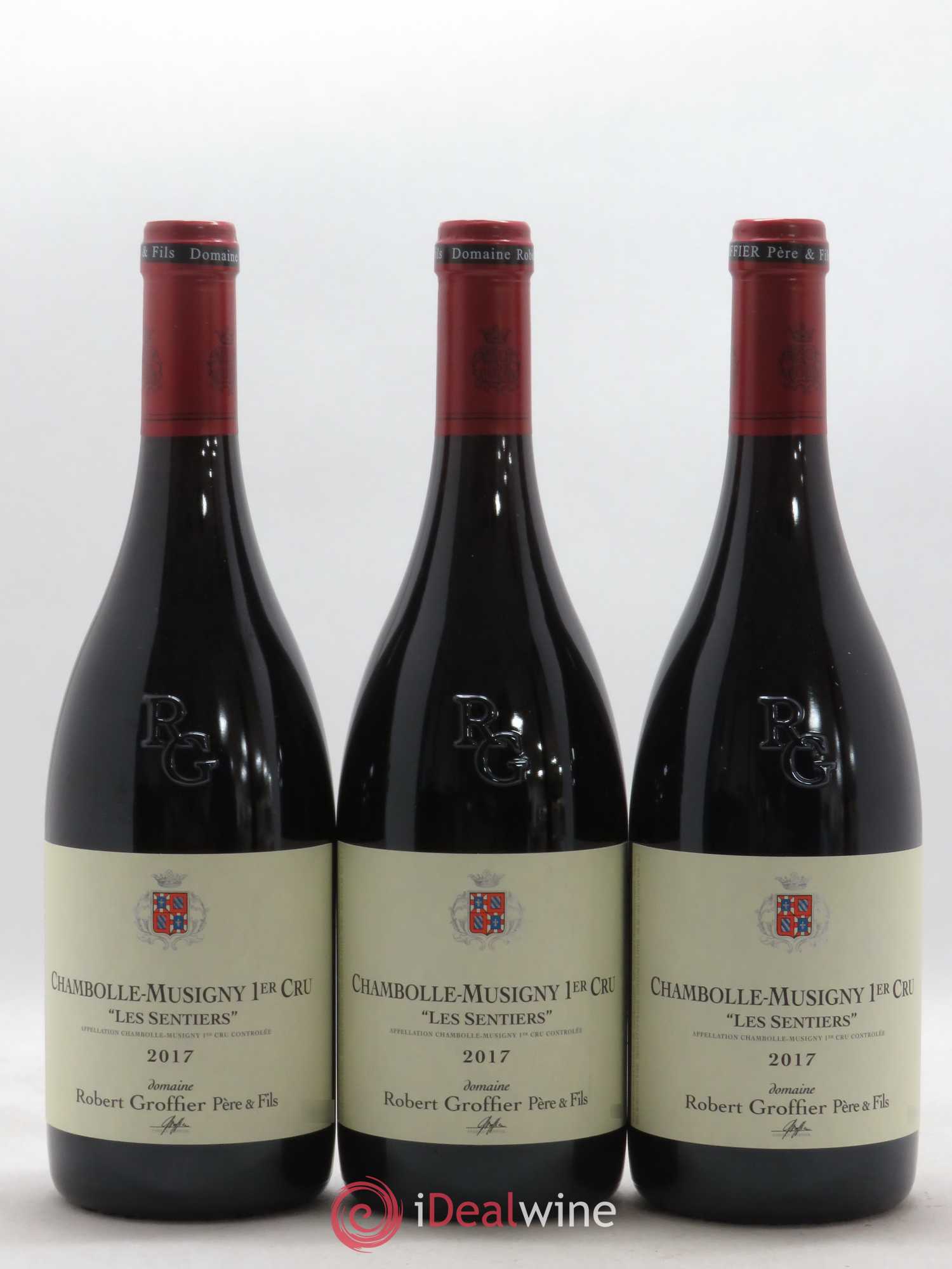 Chambolle-Musigny 1er Cru Les Sentiers Robert Groffier Père & Fils (Domaine) 2017 - Lot de 3 bouteilles - 0