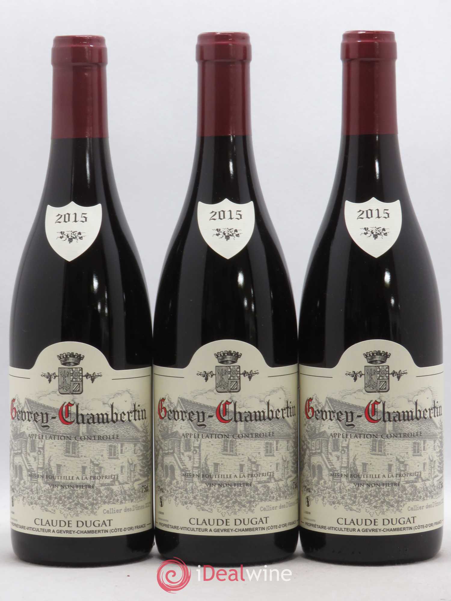 Gevrey-Chambertin Claude Dugat 2015 - Lot de 6 bouteilles - 1