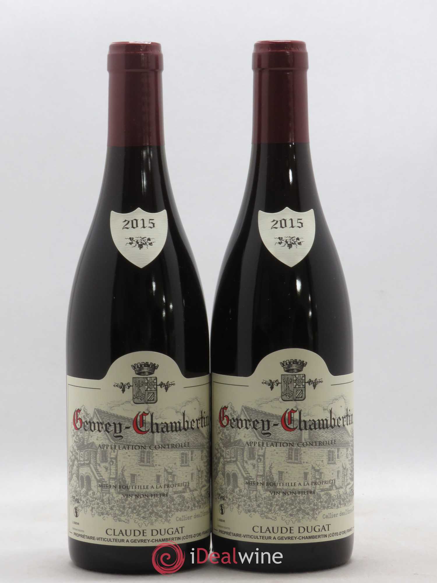 Gevrey-Chambertin Claude Dugat 2015 - Lot de 2 bouteilles - 0