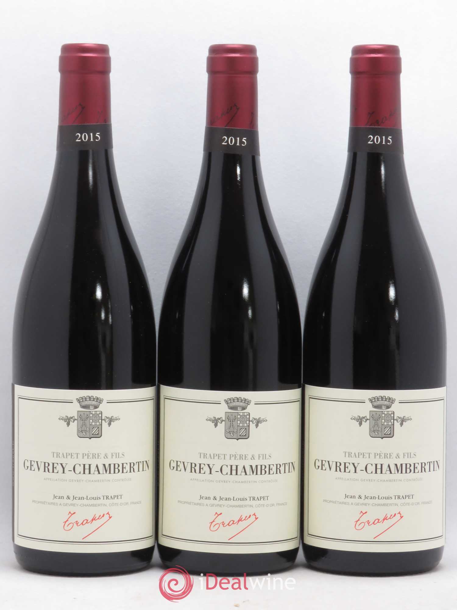 Gevrey-Chambertin Domaine Trapet 2015 - Lot de 3 bouteilles - 0