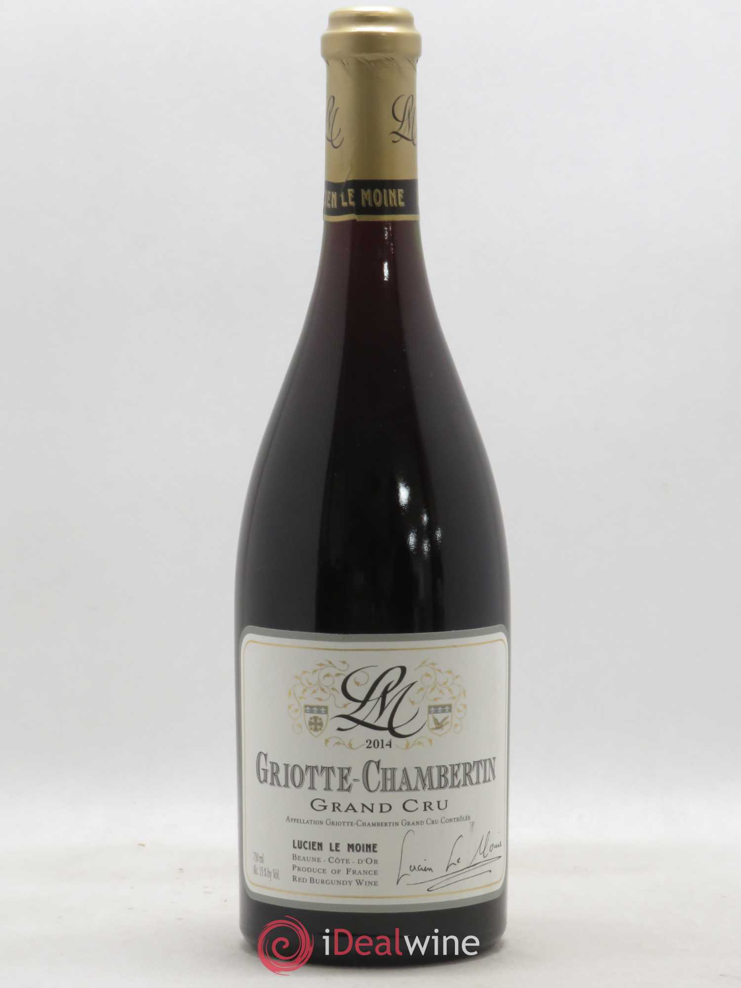 Griotte-Chambertin Grand Cru Lucien Le Moine 2014 - Lot de 1 bouteille - 0