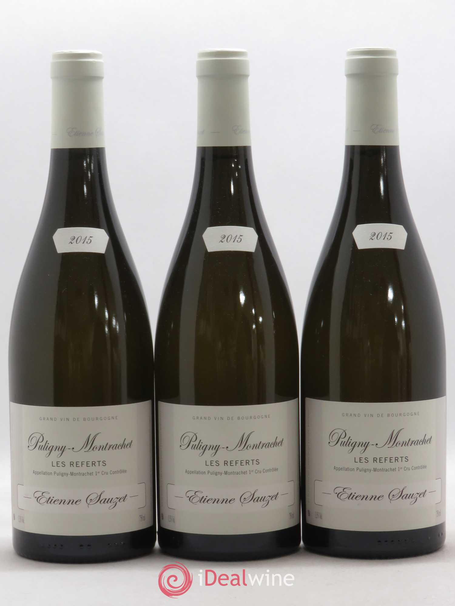 Puligny-Montrachet 1er Cru Les Referts Etienne Sauzet 2015 - Lot de 3 bouteilles - 0
