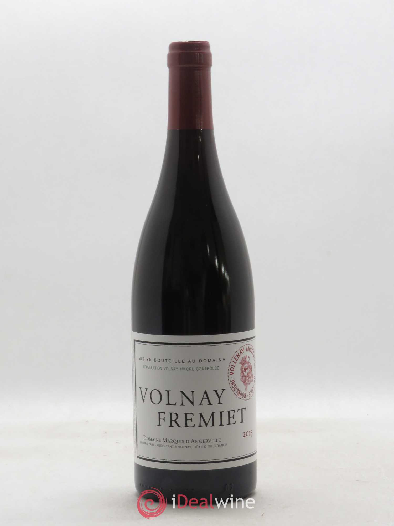 Volnay 1er Cru Frémiet Marquis d'Angerville (Domaine) 2015 - Lot de 1 bouteille - 0