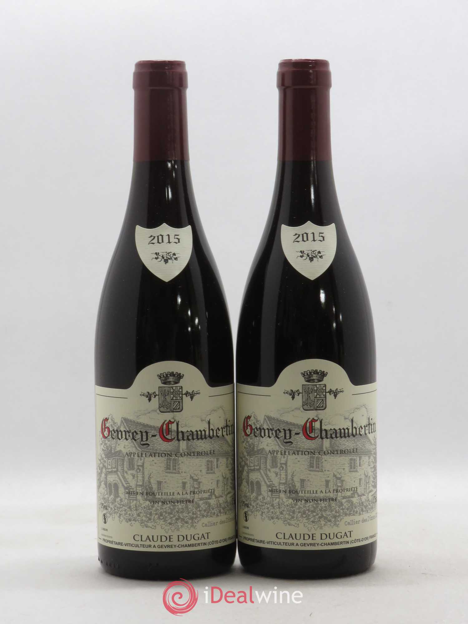 Gevrey-Chambertin Claude Dugat 2015 - Lot de 2 bouteilles - 0