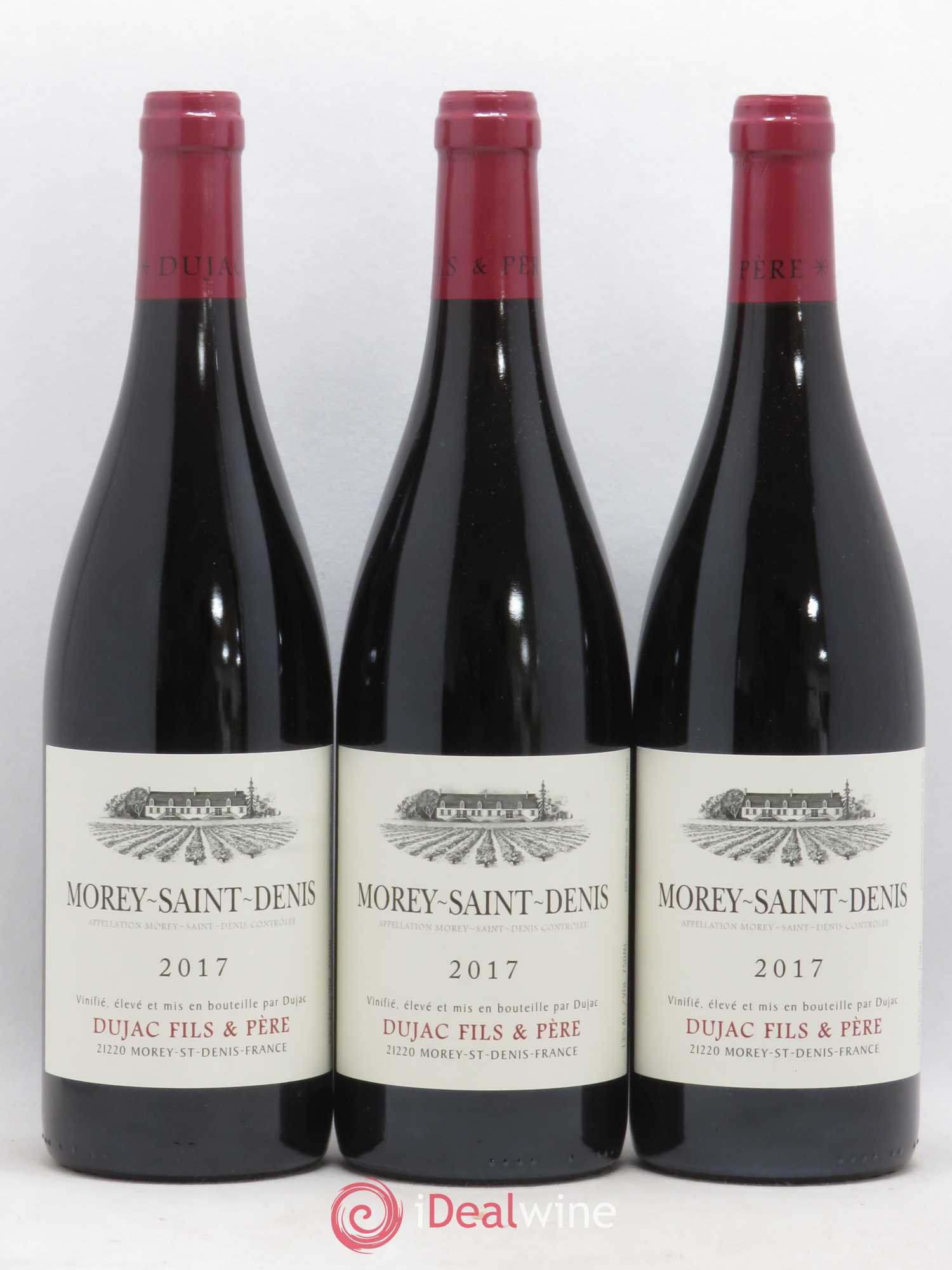 Morey-Saint-Denis Dujac Fils et Père 2017 - Lot de 3 bouteilles - 0