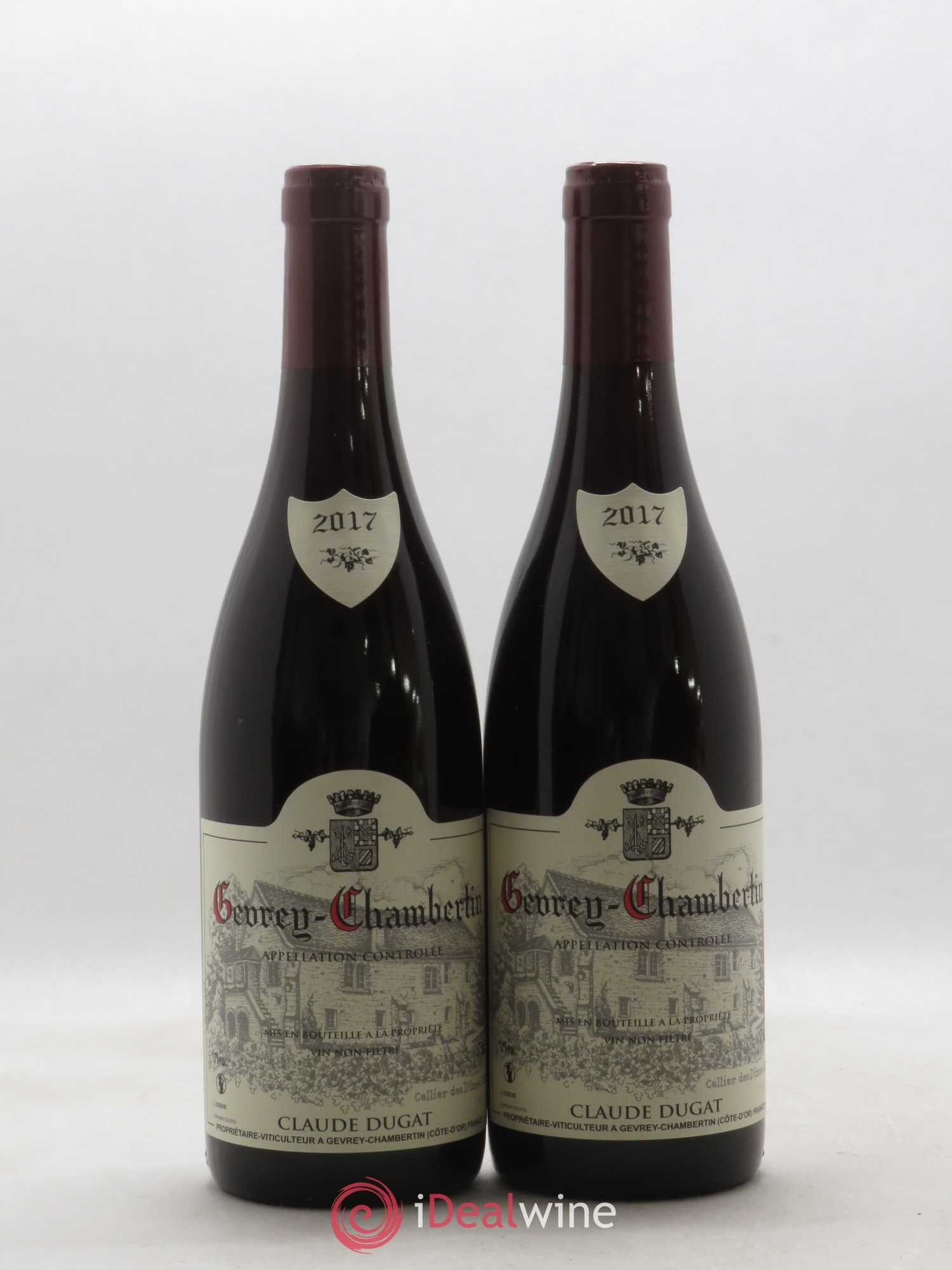Gevrey-Chambertin Claude Dugat 2017 - Lot de 2 bouteilles - 0