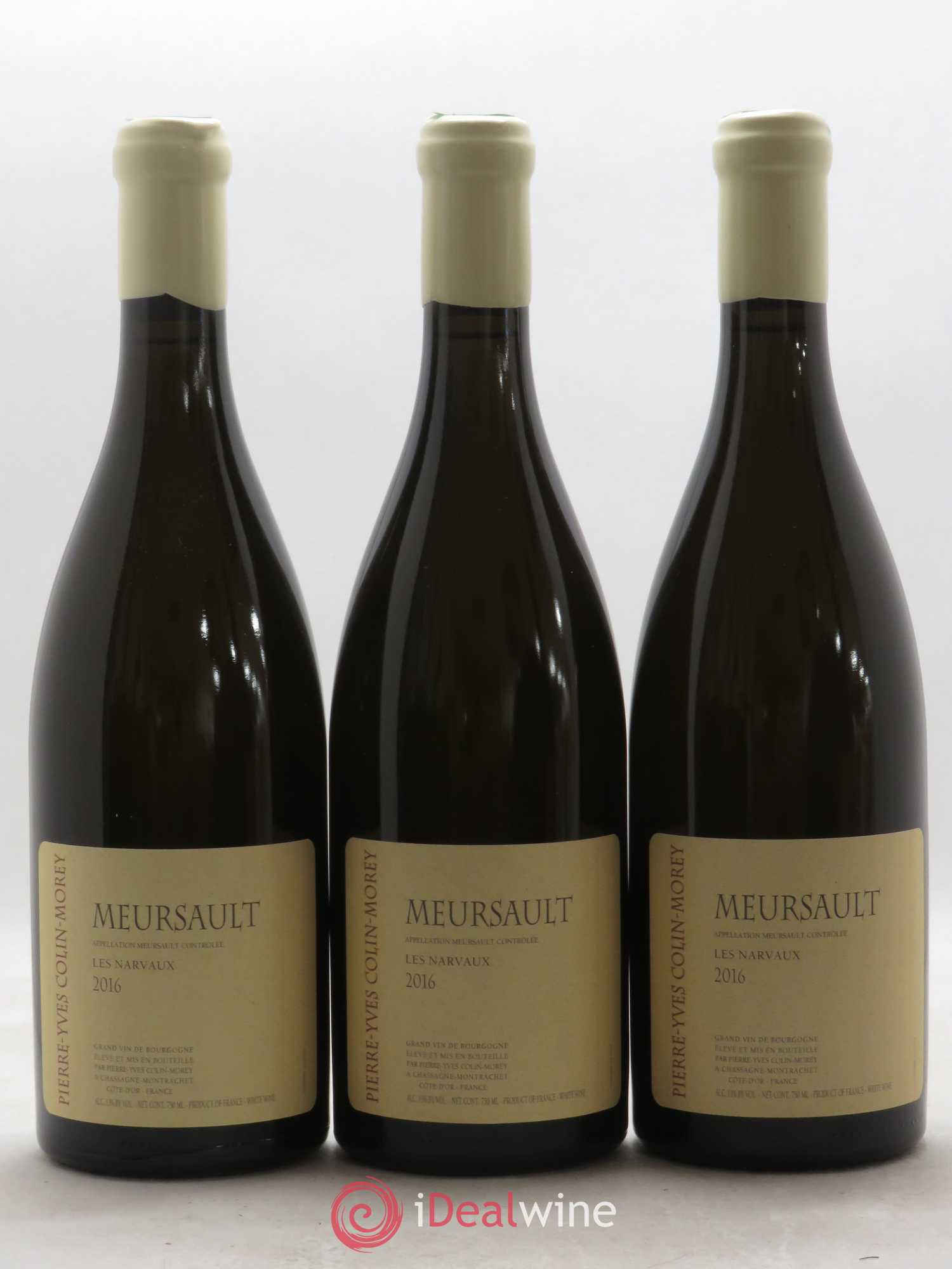 Meursault Les Narvaux Pierre-Yves Colin Morey 2016 - Lot de 3 bouteilles - 0