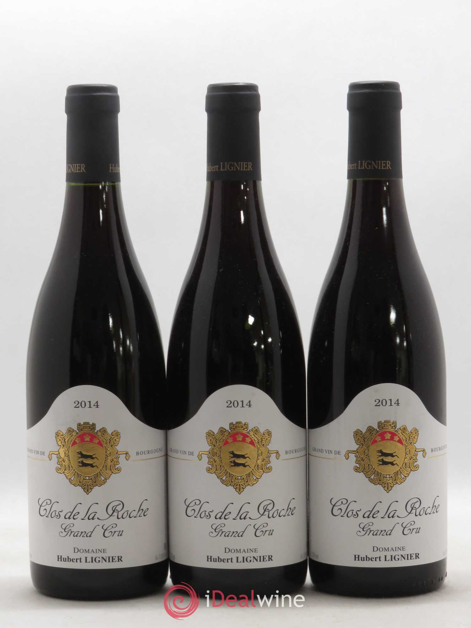 Clos de la Roche Grand Cru Hubert Lignier (Domaine) 2014 - Lot de 3 bouteilles - 0