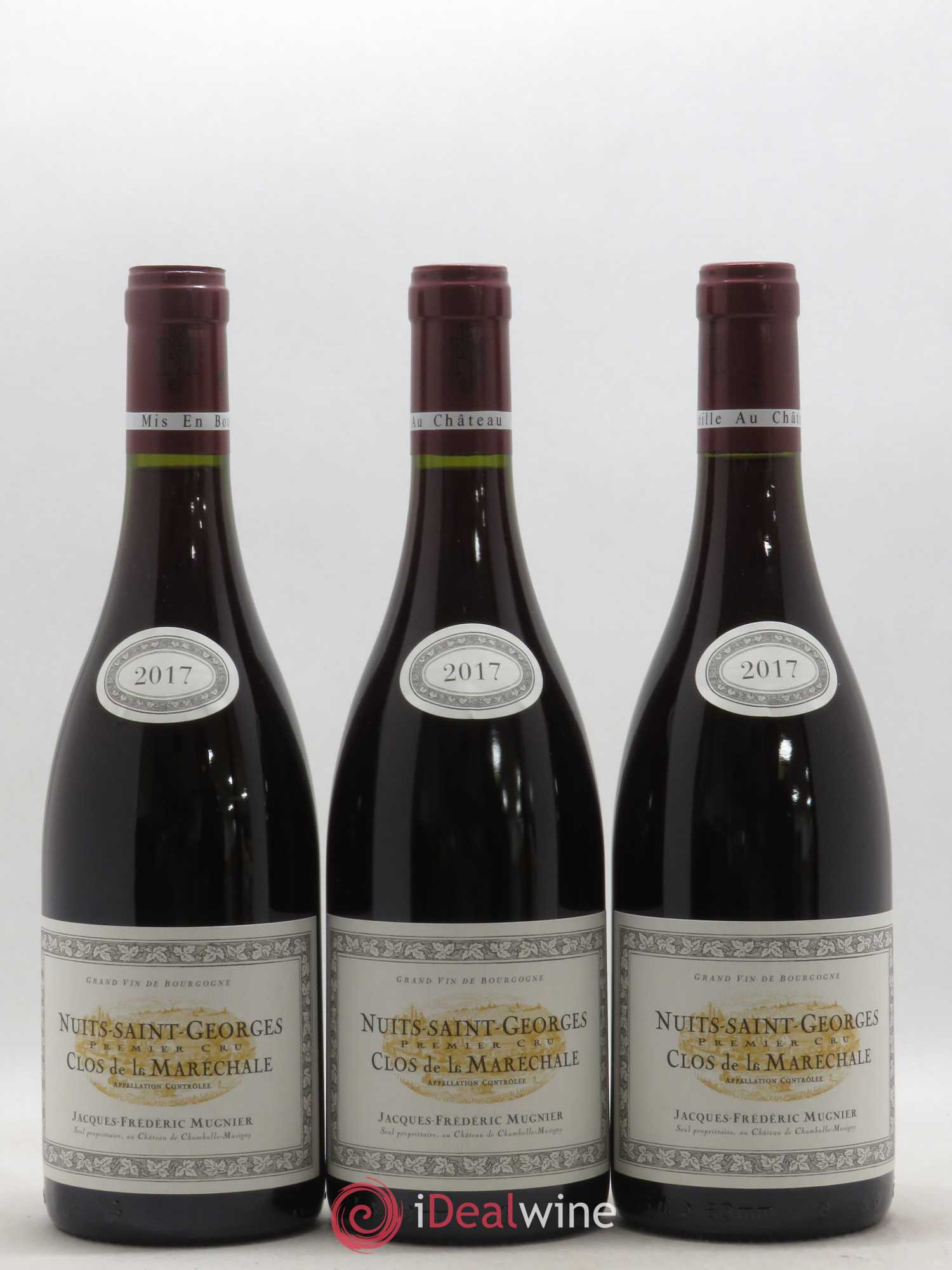 Nuits-Saint-Georges 1er Cru Clos de La Maréchale Jacques-Frédéric Mugnier 2017 - Lot de 3 bouteilles - 0